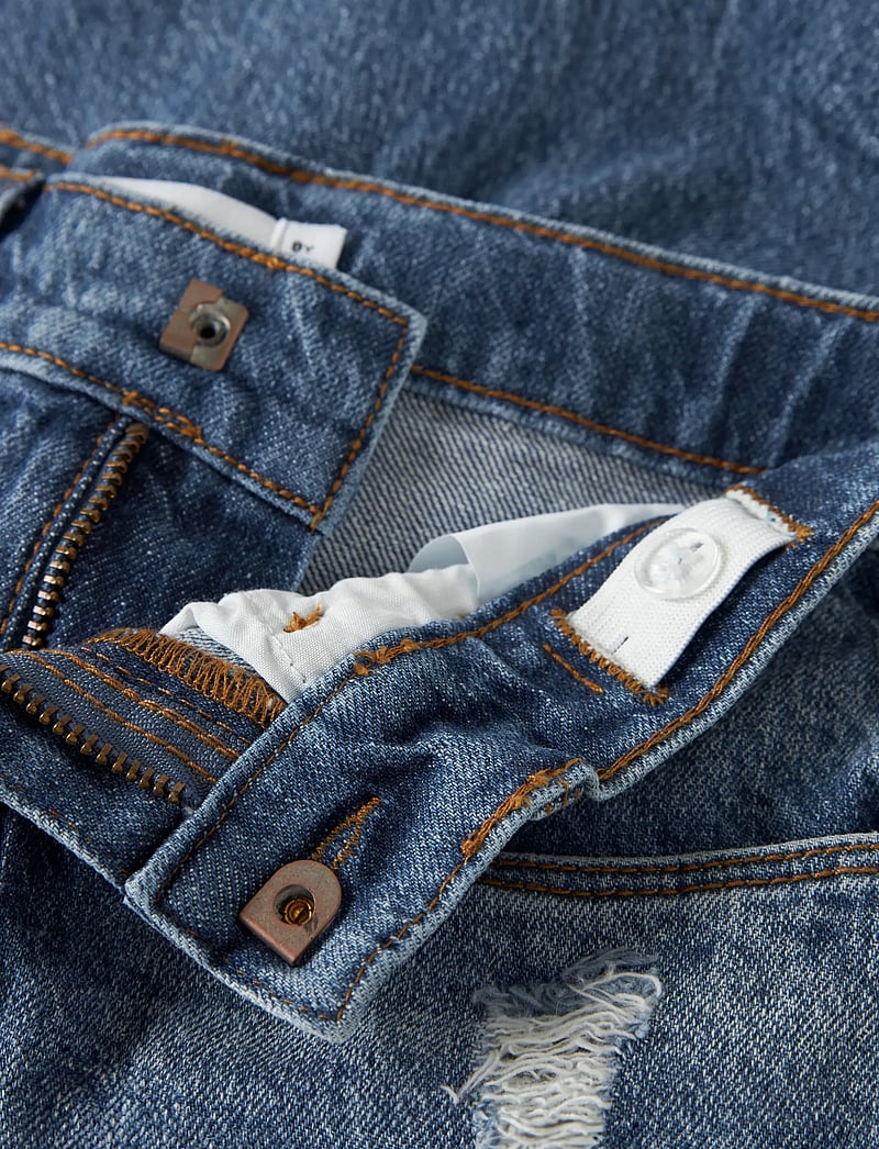 name it - NKFROSE HW LONG DNM SHORTS 1160-TK - jeansshorts - medium blue denim - 4