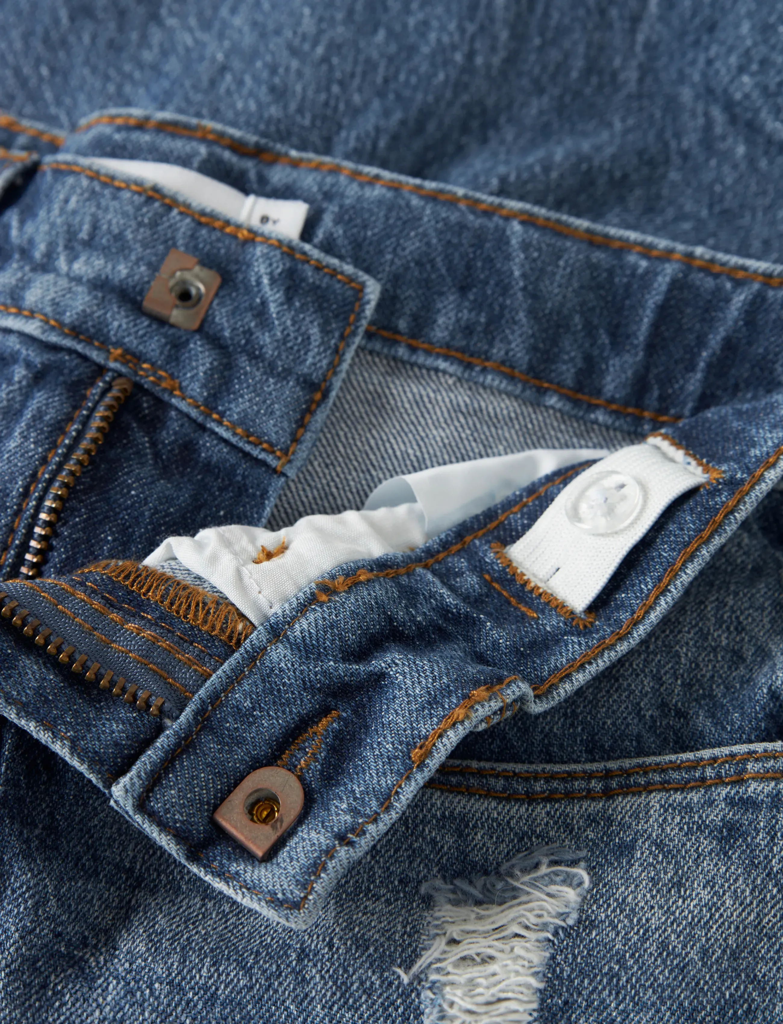 name it - NKFROSE HW LONG DNM SHORTS 1160-TK - denimshorts - medium blue denim - 4