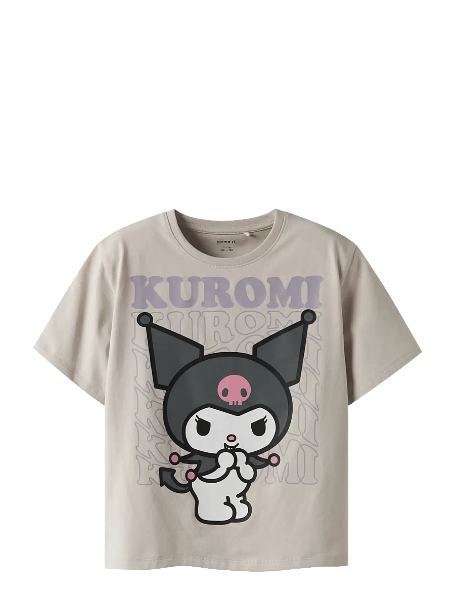 name it - NKFDYKRA KUROMI SS NREG TOP NOOS SKY - kurzärmelige - pumice stone - 1