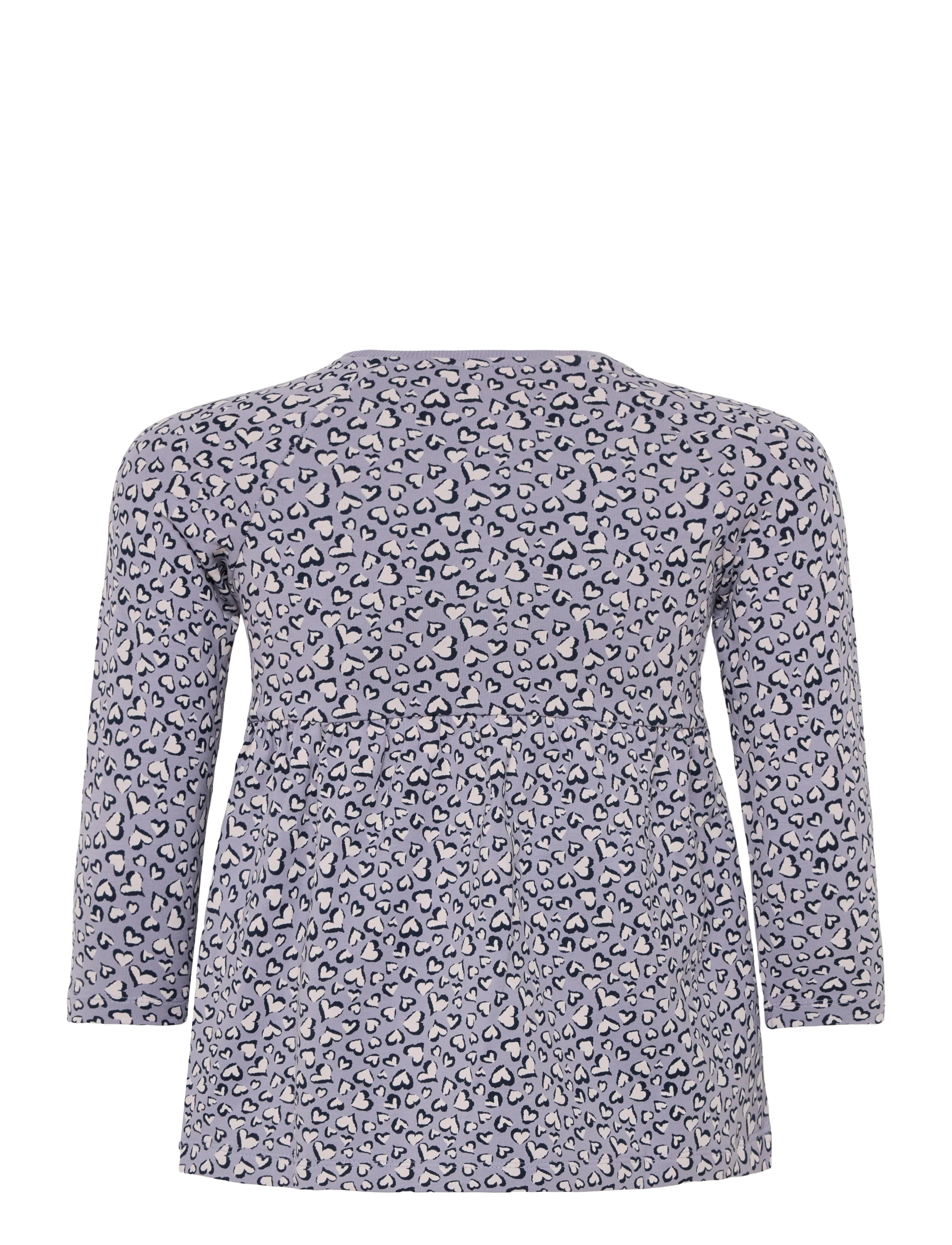 name it - NMFBEARTA LS SWEAT DRESS UNB - long-sleeved baby dresses - lavender gray - 1