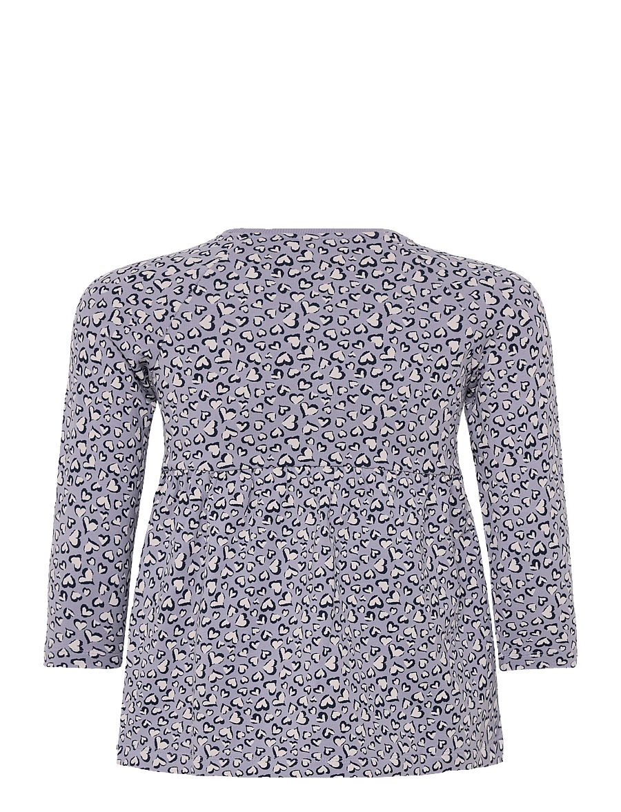 name it - NMFBEARTA LS SWEAT DRESS UNB - langärmelige babykleider - lavender gray - 1