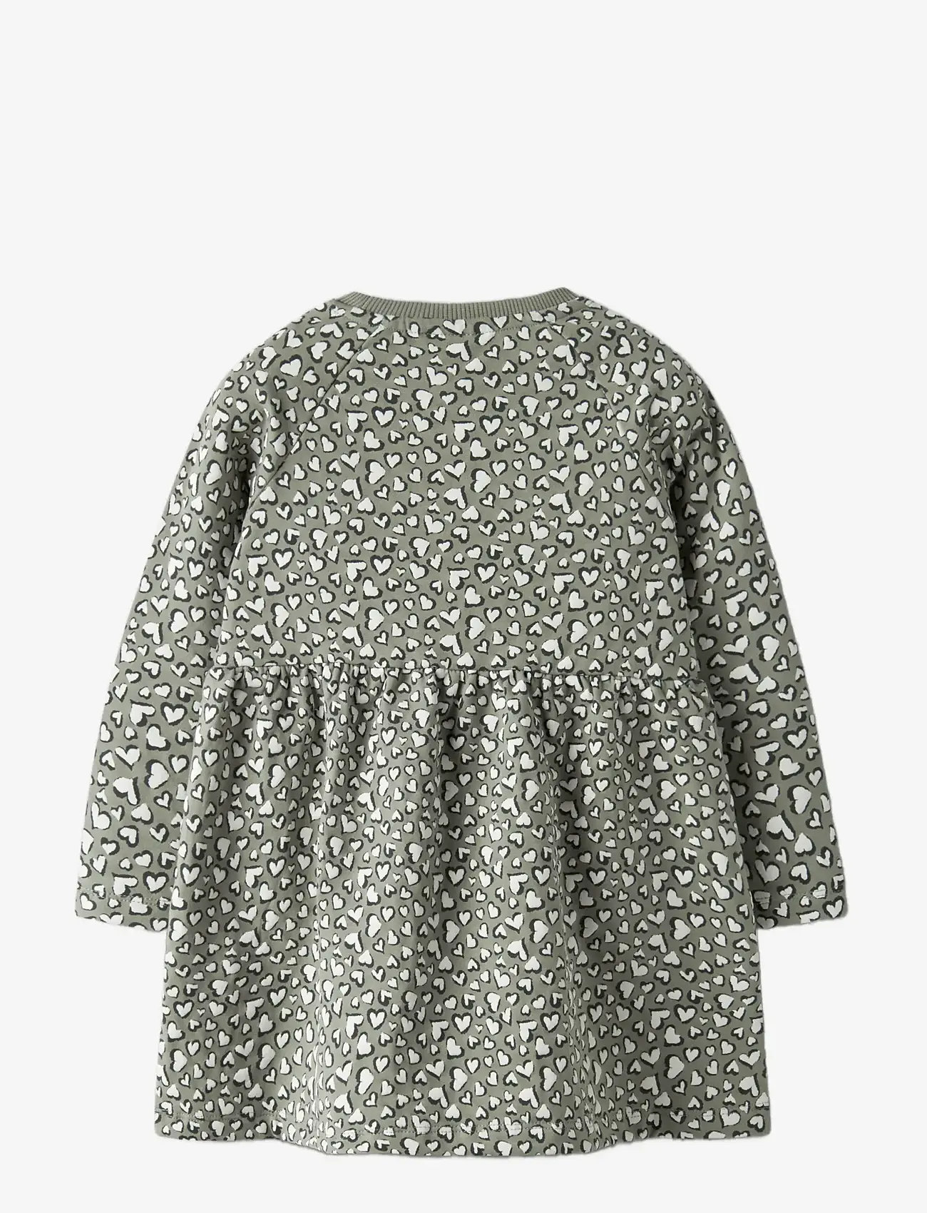 name it - NMFBEARTA LS SWEAT DRESS UNB - shadow - 1