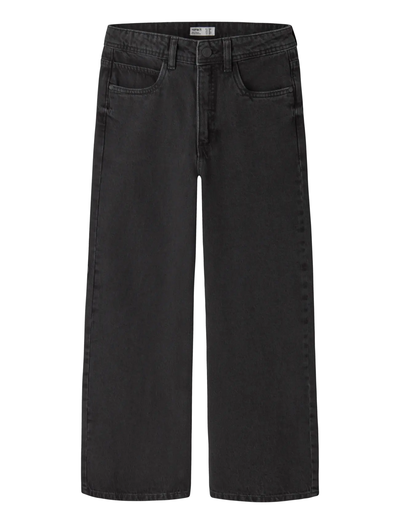 name it Nkmben Skater Jeans 5900-Rm Noos, Børn, Højtaljede Skater Jeans, Sort, Str: 122
