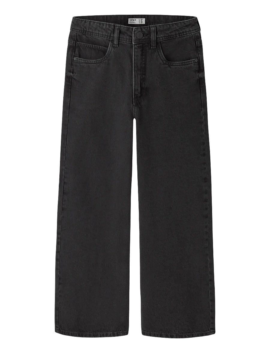 name it - NKMBEN SKATER JEANS 5900-RM NOOS - hosen mit weitem bein - black denim - 0