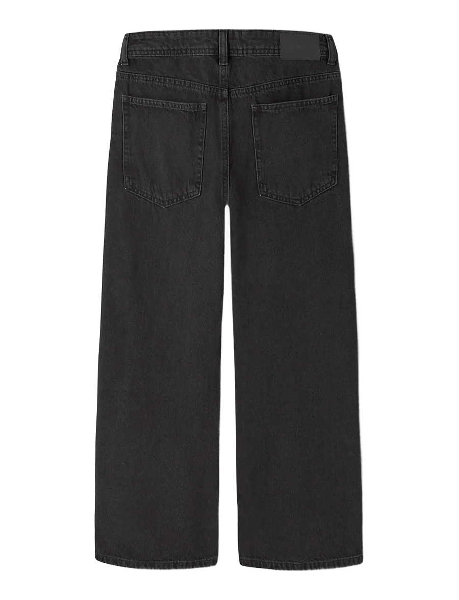 name it - NKMBEN SKATER JEANS 5900-RM NOOS - hosen mit weitem bein - black denim - 1