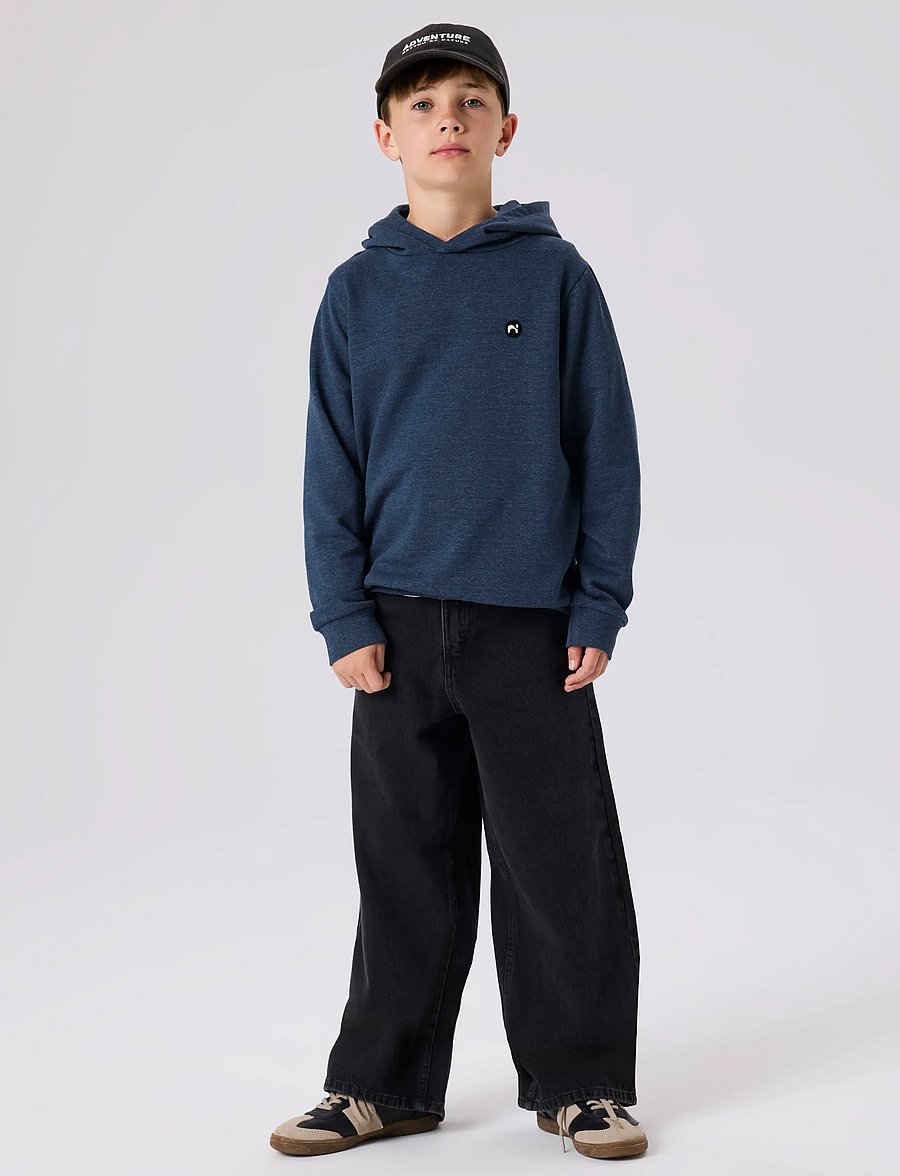name it - NKMBEN SKATER JEANS 5900-RM NOOS - hosen mit weitem bein - black denim - 3