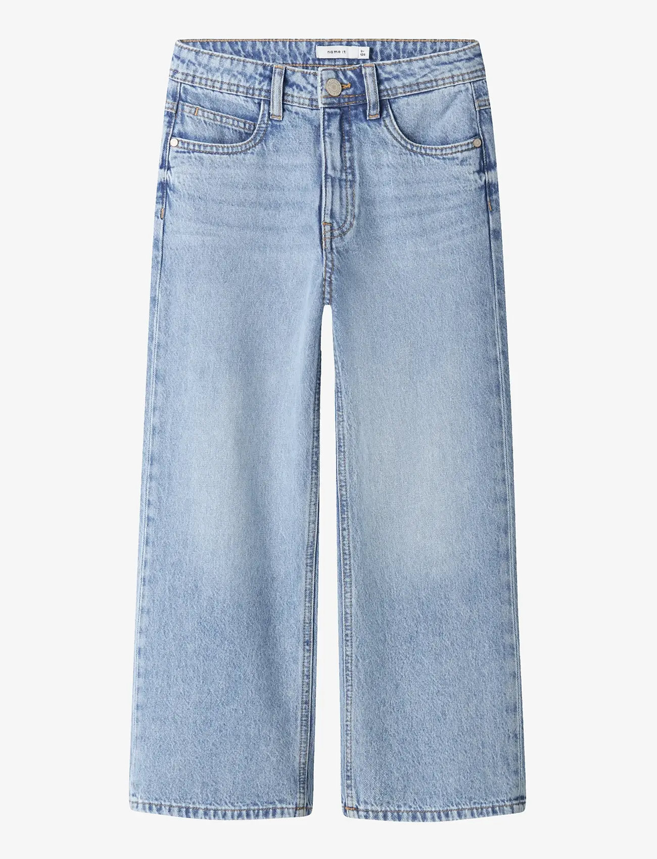name it - NKMBEN SKATER JEANS 5900-RM NOOS - brede jeans - light blue denim - 1