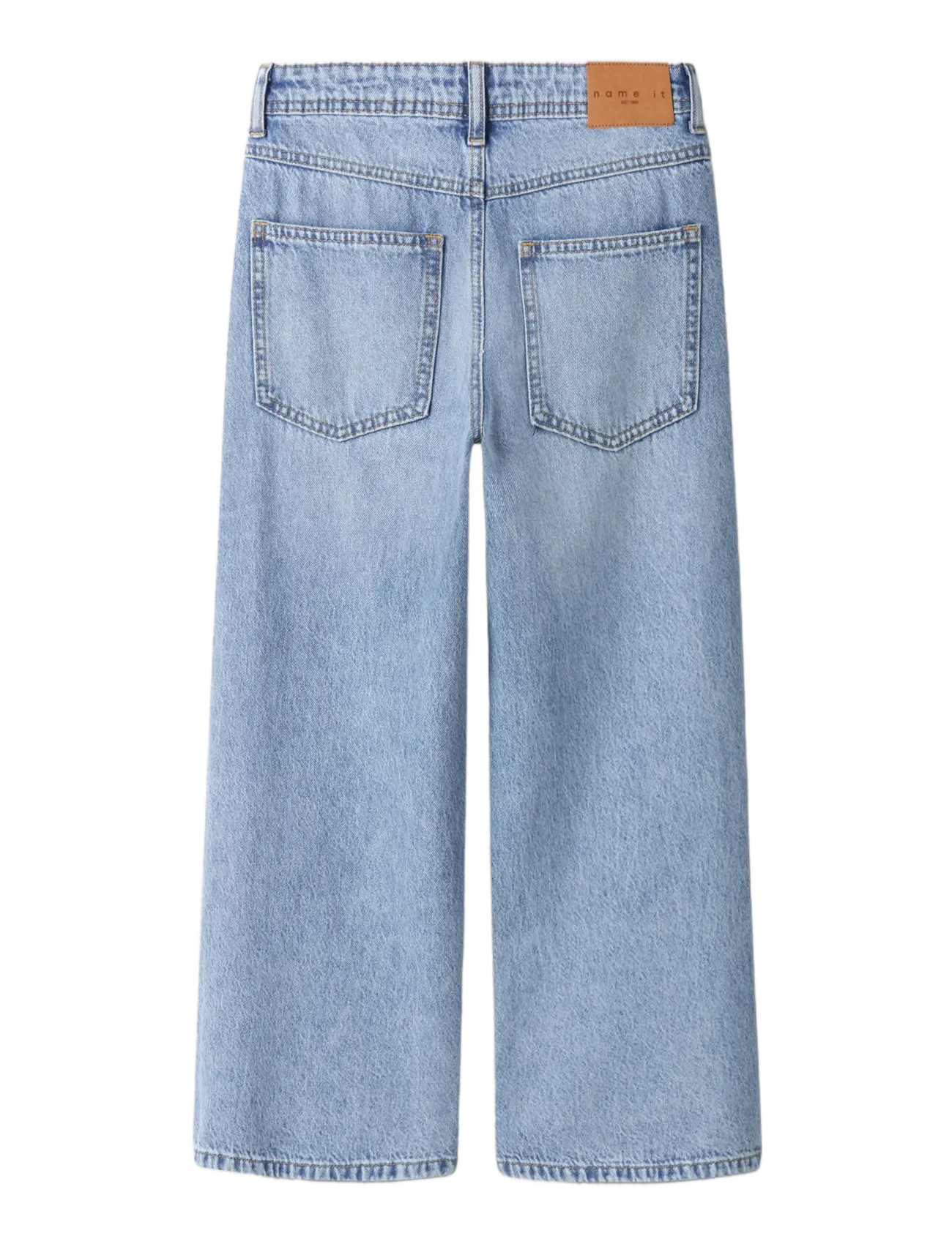 name it - NKMBEN SKATER JEANS 5900-RM NOOS - hosen mit weitem bein - light blue denim - 2