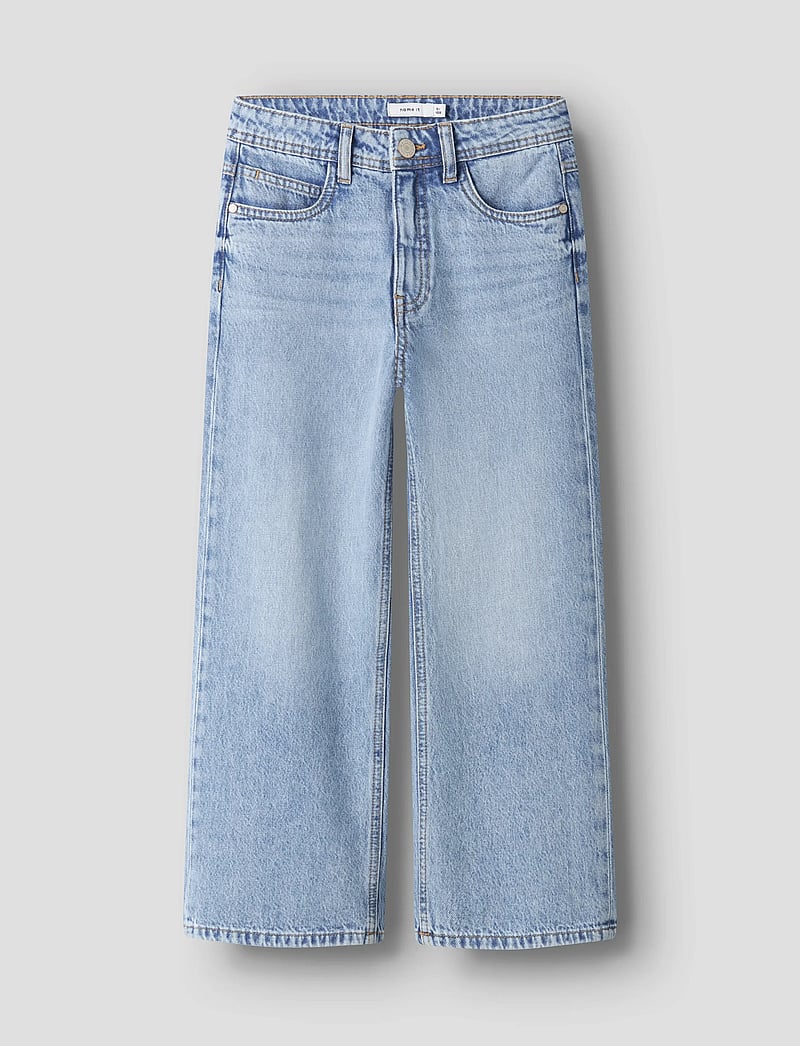 name it - NKMBEN SKATER JEANS 5900-RM NOOS - brede jeans - light blue denim - 0