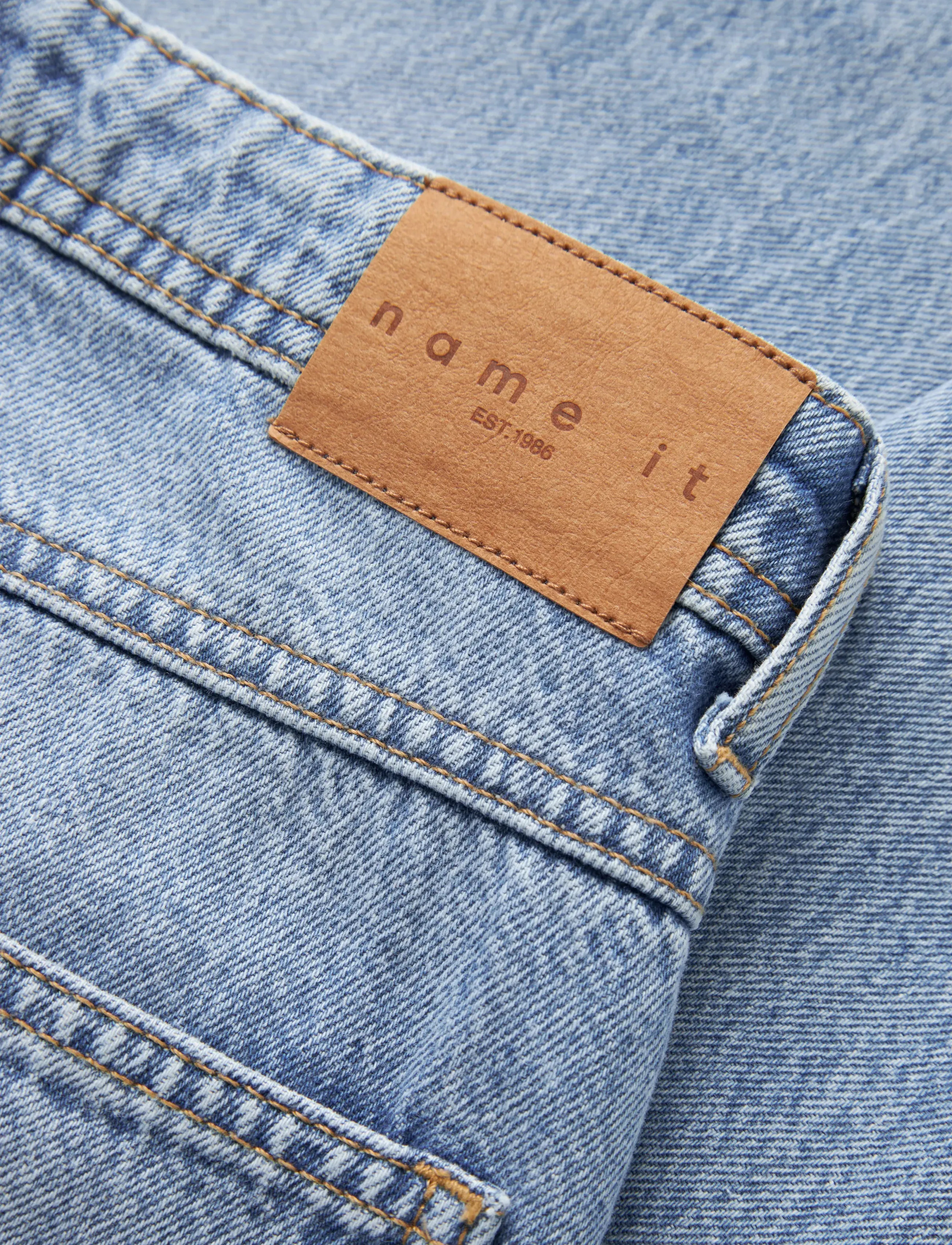 name it - NKMBEN SKATER JEANS 5900-RM NOOS - hosen mit weitem bein - light blue denim - 5