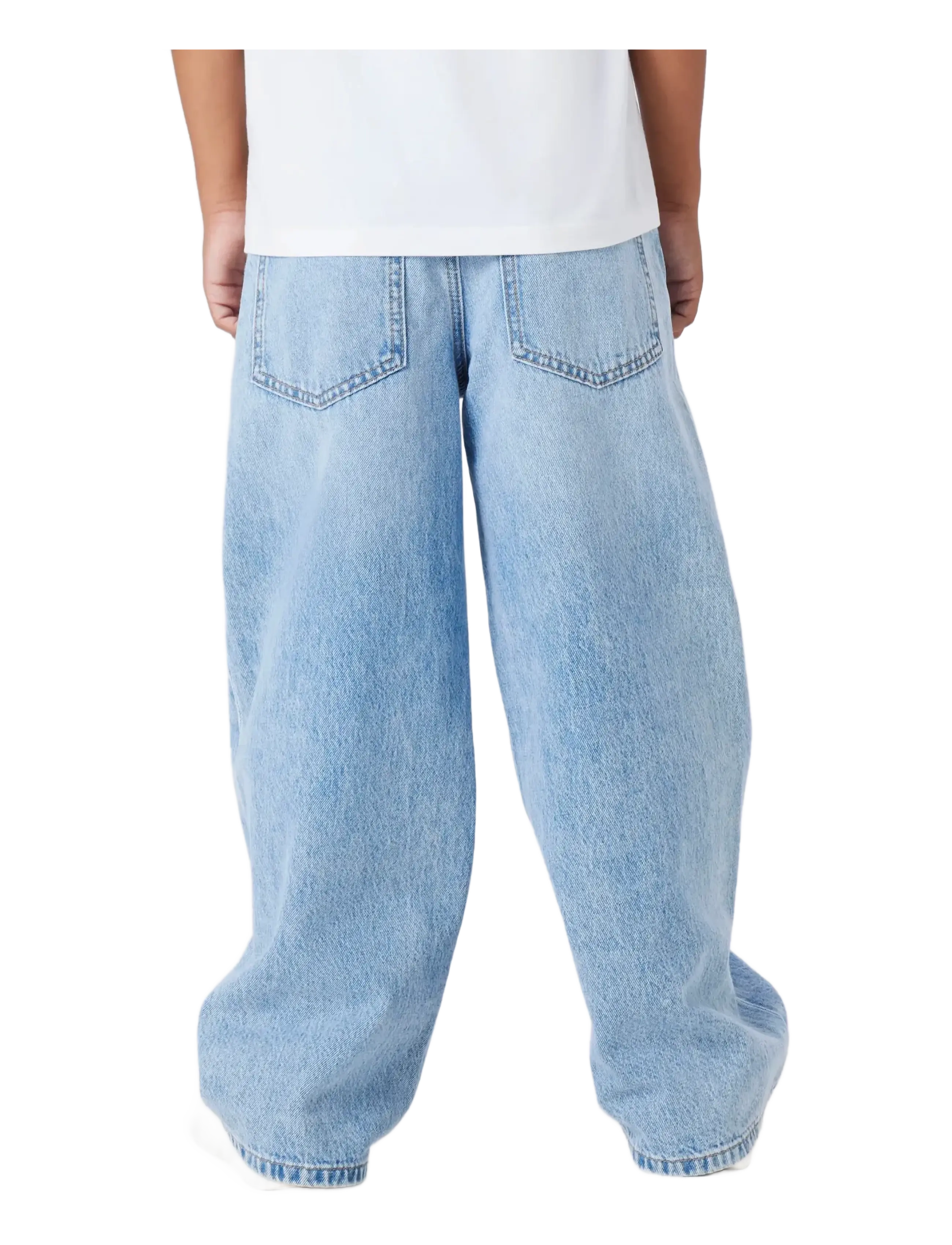 name it - NKMBEN SKATER JEANS 5900-RM NOOS - hosen mit weitem bein - light blue denim - 3