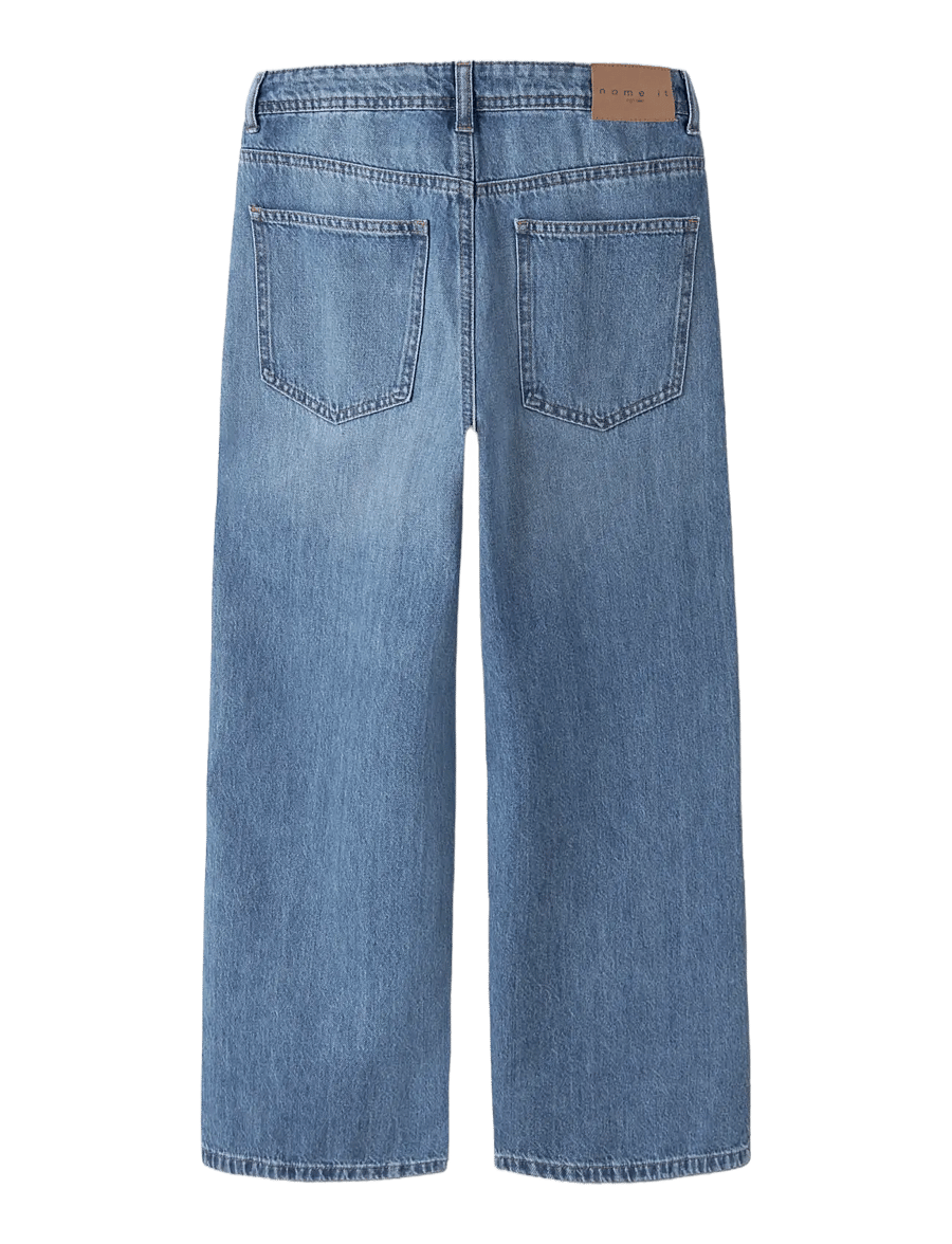 name it - NKMBEN SKATER JEANS 5900-RM NOOS - hosen mit weitem bein - medium blue denim - 1