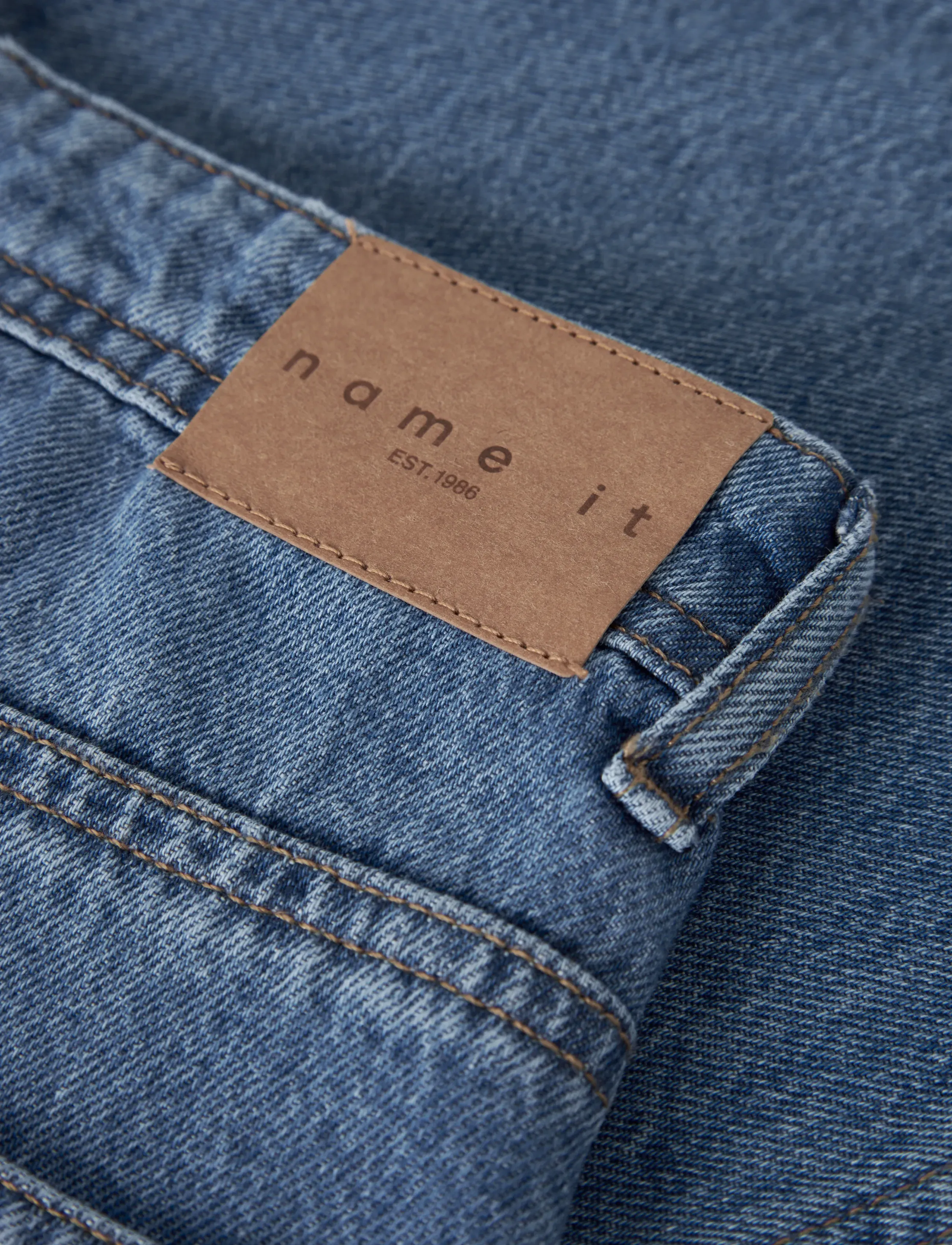 name it - NKMBEN SKATER JEANS 5900-RM NOOS - brede jeans - medium blue denim - 4