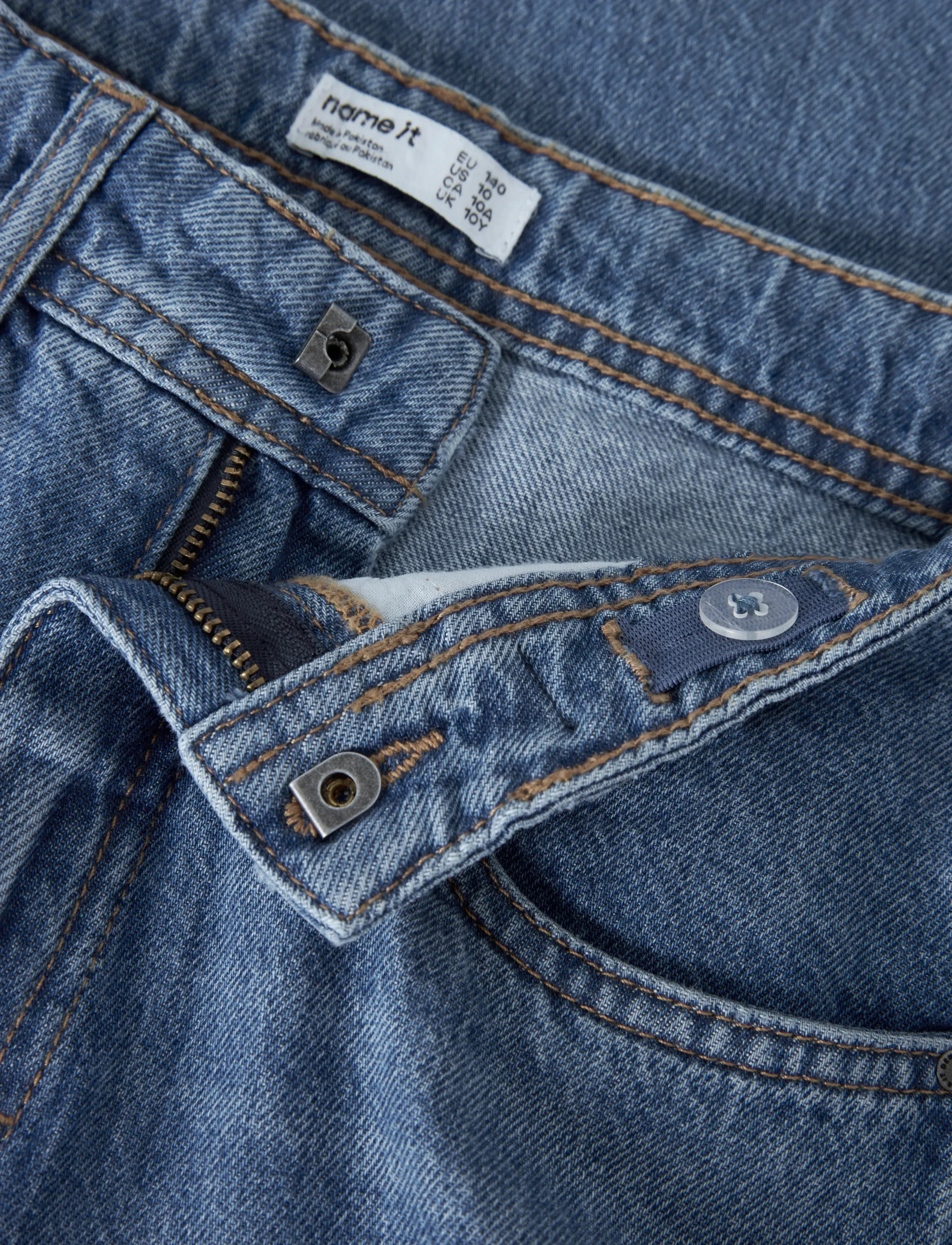 name it - NKMBEN SKATER JEANS 5900-RM NOOS - brede jeans - medium blue denim - 5