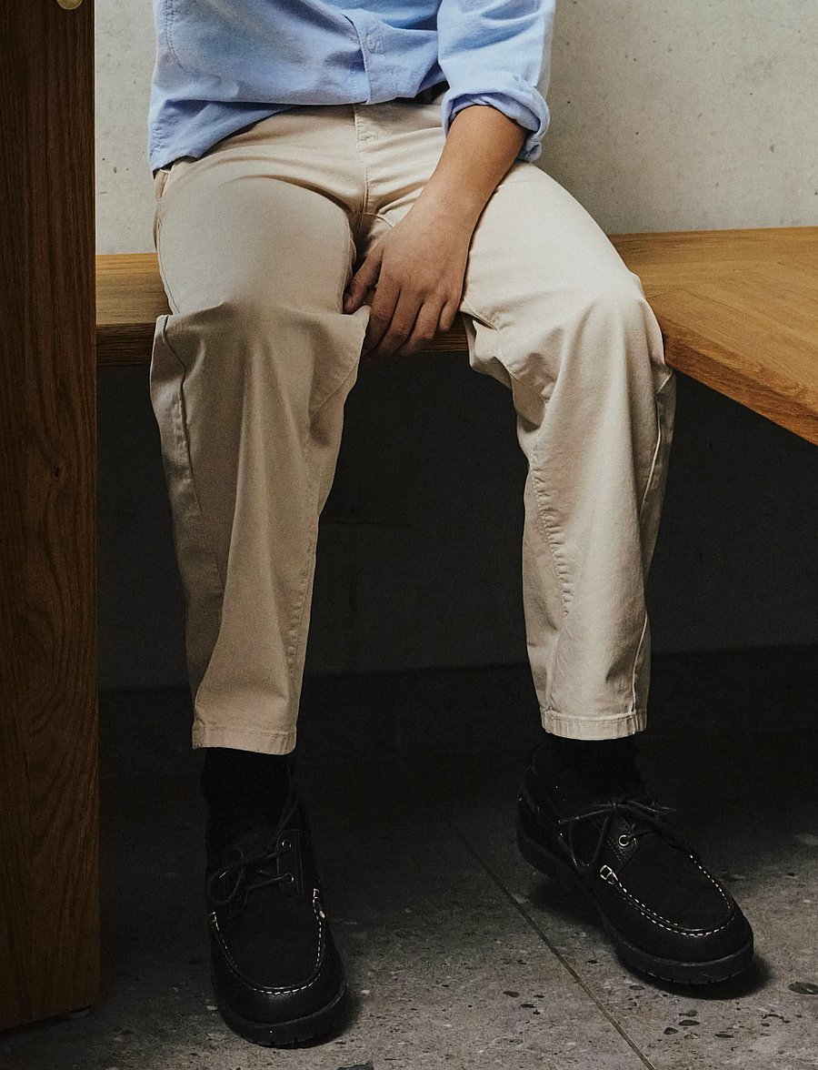 name it - NKMBEN TWIST TWI PANT 5150-FG F - tapered jeans - chateau gray - 3