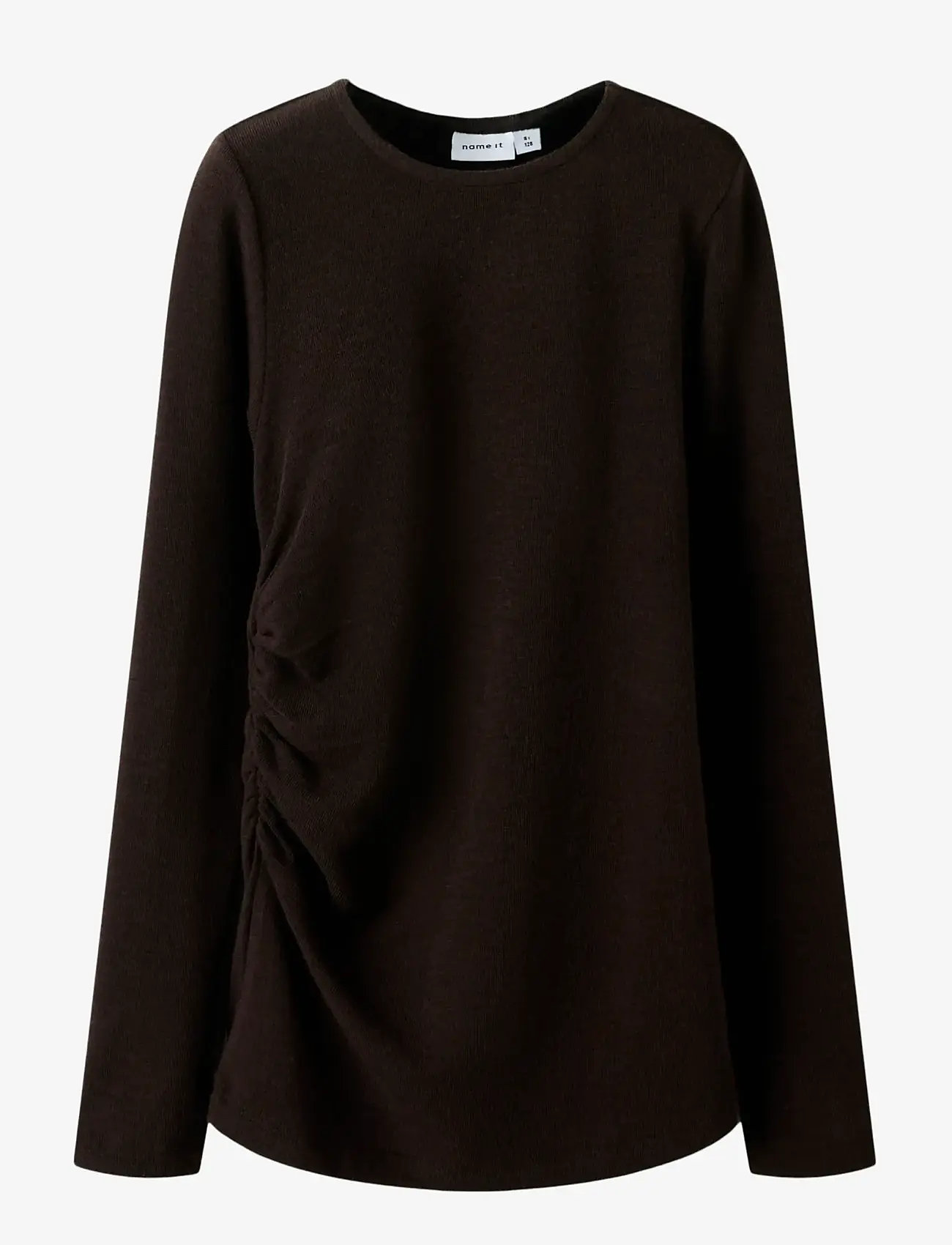 name it - NKFKENDRA LS XSL TOP - langærmede t-shirts - hot fudge - 1