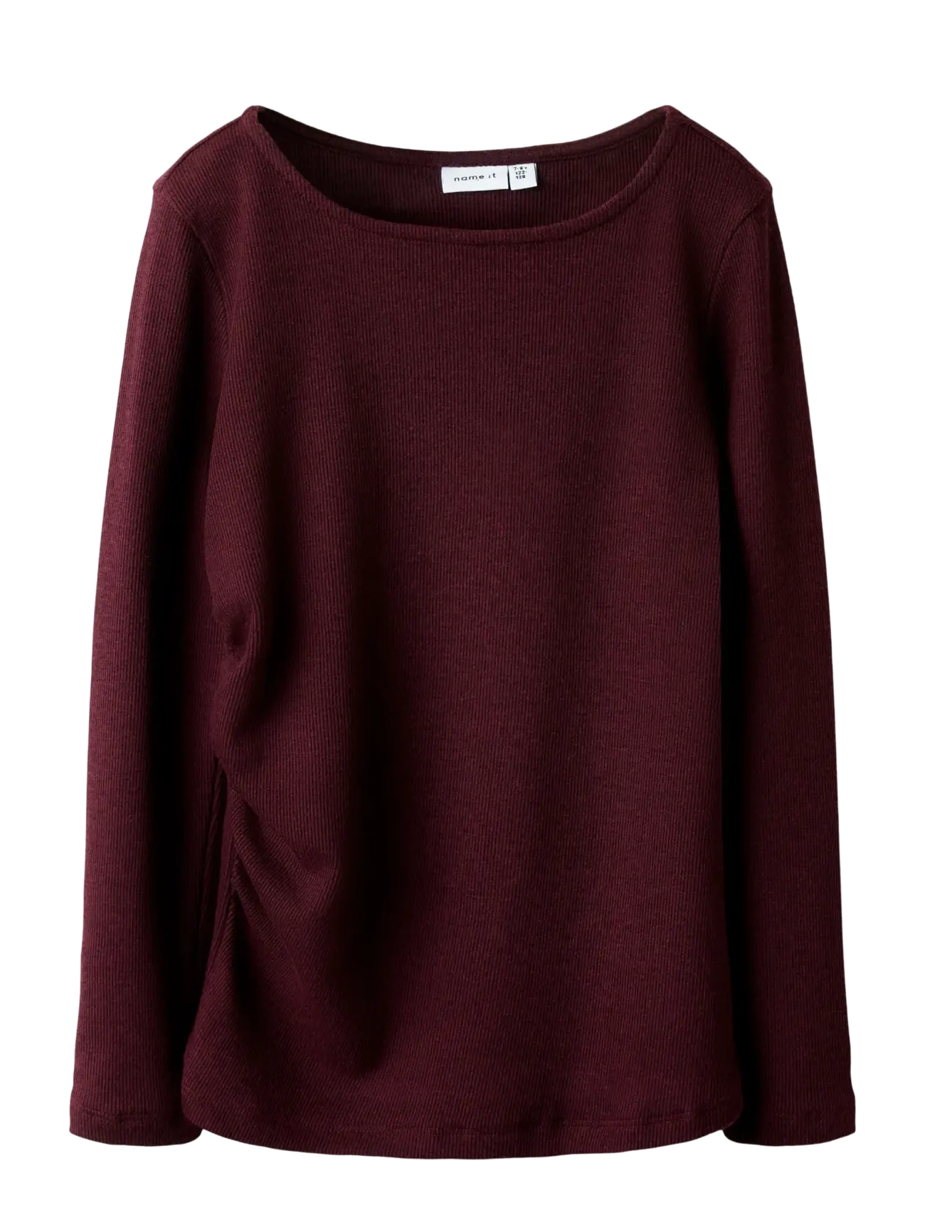 name it NKFKENDRA LS XSL TOP - Kläder - WINDSOR WINE / burgundy