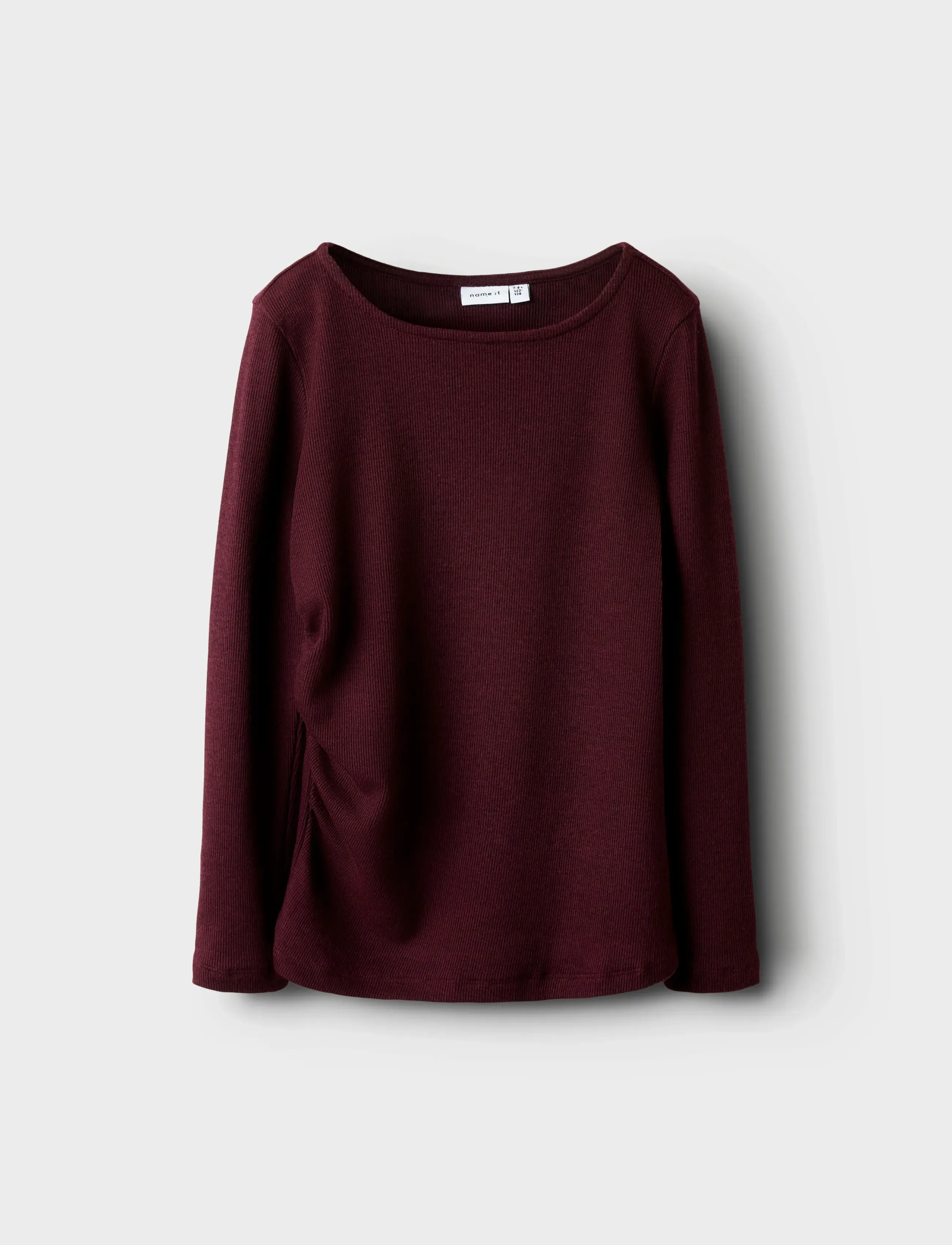 name it - NKFKENDRA LS XSL TOP - langärmelig - windsor wine - 3