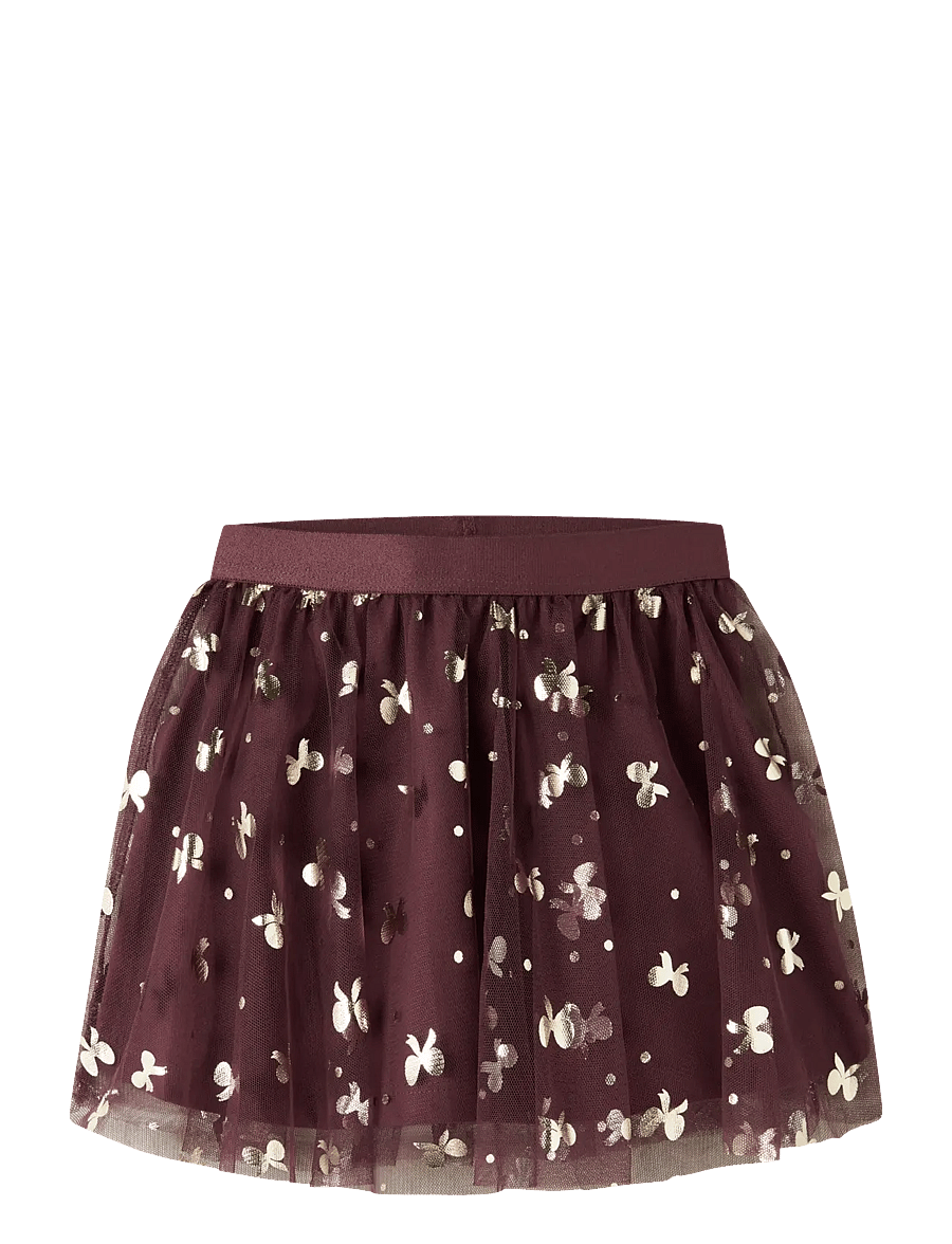 name it - NMFROSALLY TULLE SKIRT - tüllseelikud - catawba grape - 0