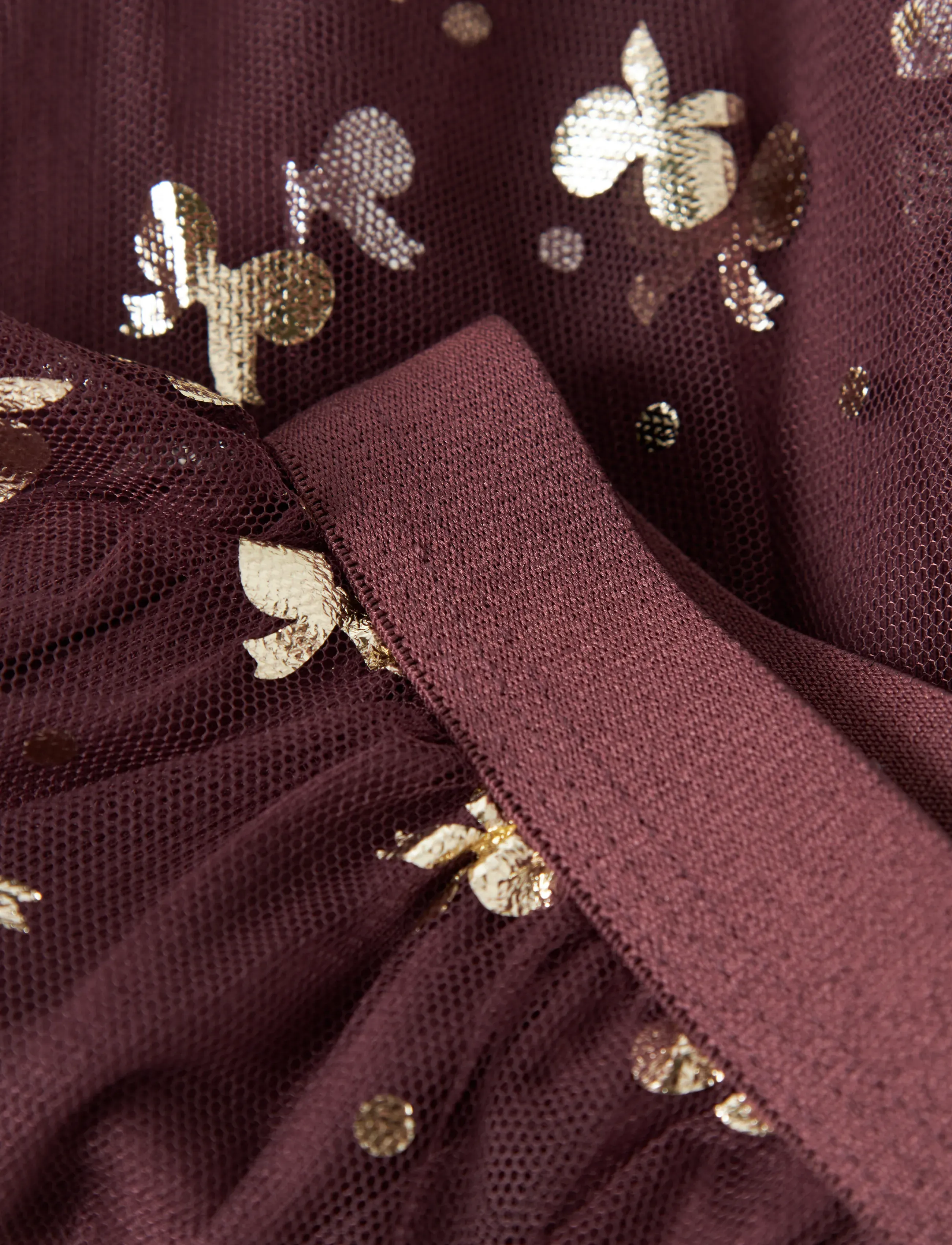 name it - NMFROSALLY TULLE SKIRT - tüllseelikud - catawba grape - 1