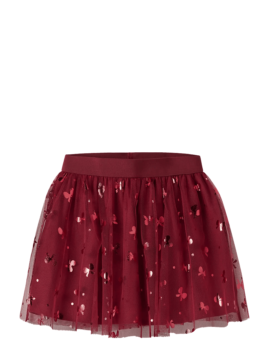 name it - NMFROSALLY TULLE SKIRT - tüllseelikud - red dahlia - 0