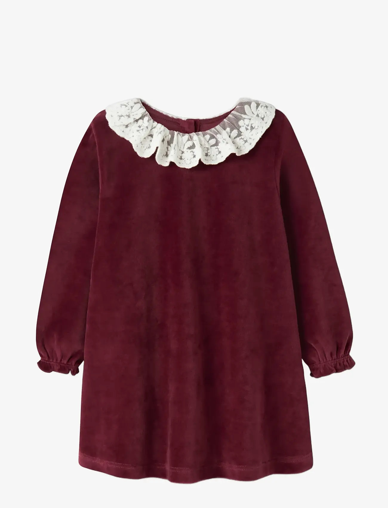 name it - NMFROXY LS VEL DRESS - langærmede hverdagskjoler - burgundy - 1