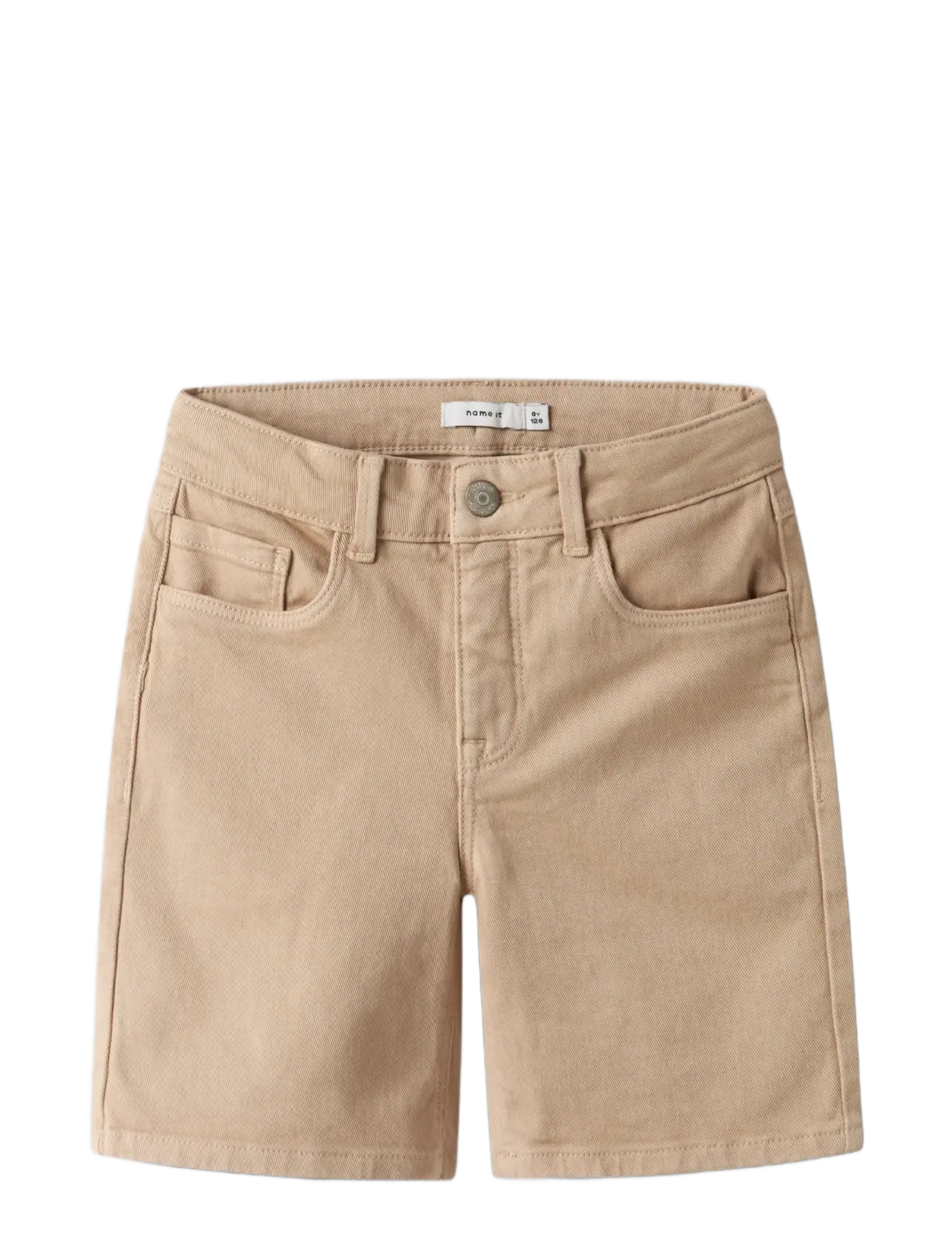name it - NKMRYAN STRAIGHT TWI SHORTS 1081-BK NOOS - lühikesed teksapüksid - irish cream - 2
