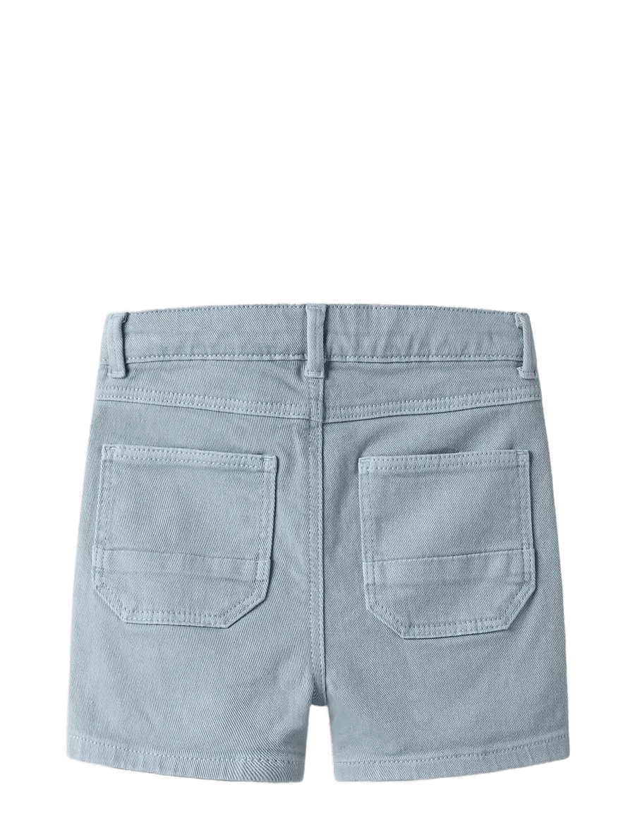 name it - NMMRYAN STRAIGHT TWILL SHORTS 1081-BK TB - denimshorts - blue fog - 1