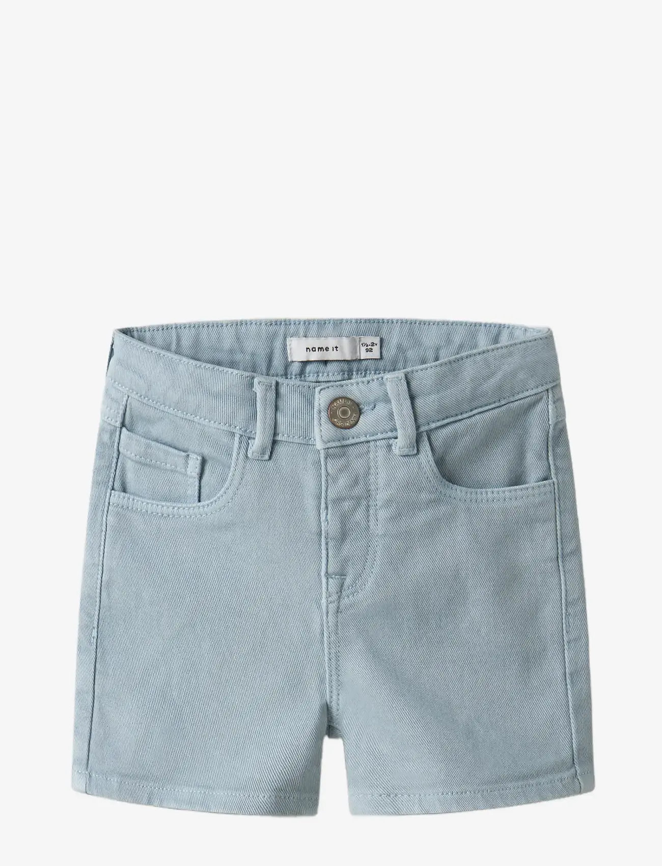 name it - NMMRYAN STRAIGHT TWILL SHORTS 1081-BK TB - lühikesed teksapüksid - blue fog - 2
