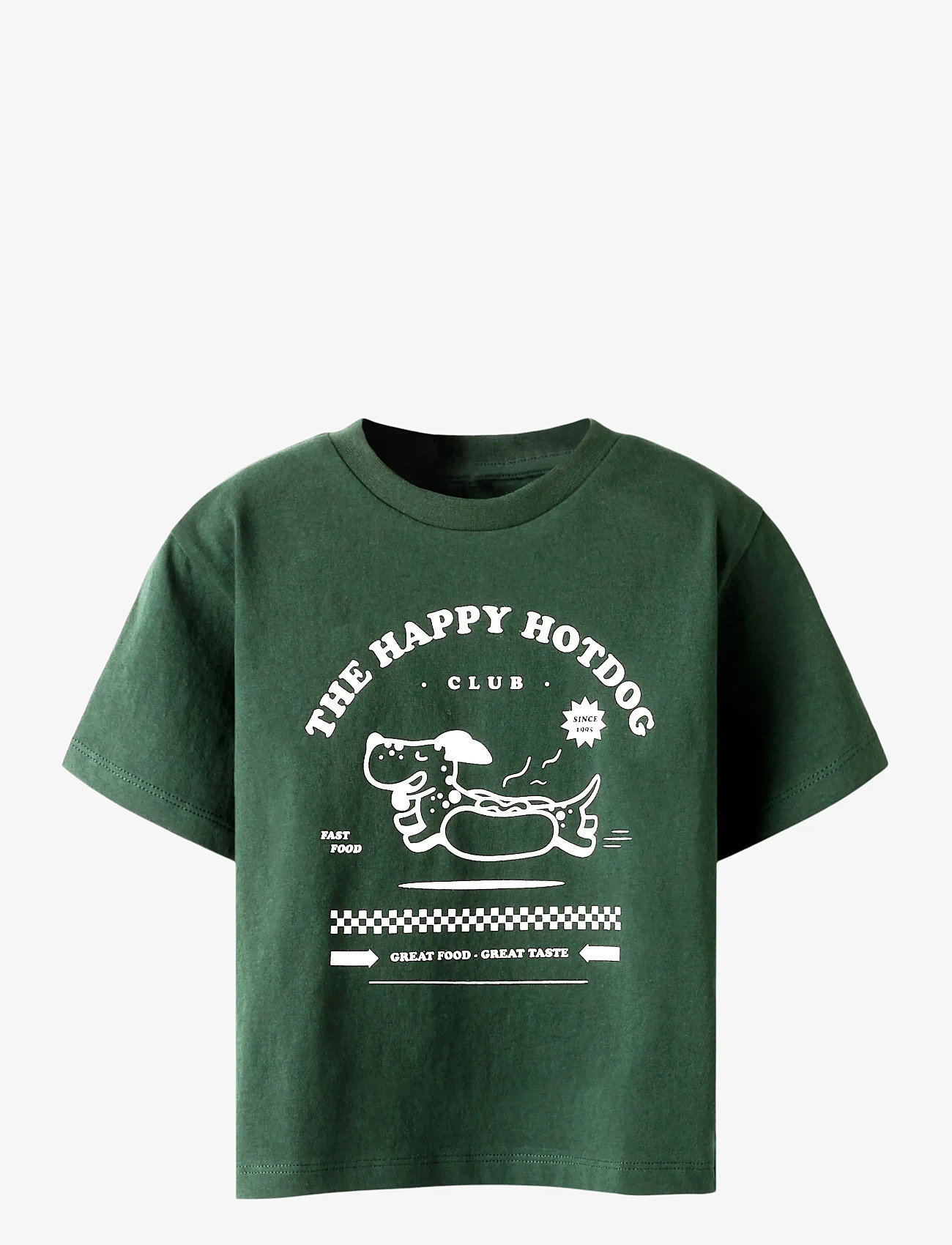 name it - NMMKIERAN SS NREG TOP BOX - kortærmede t-shirts - deep forest - 0