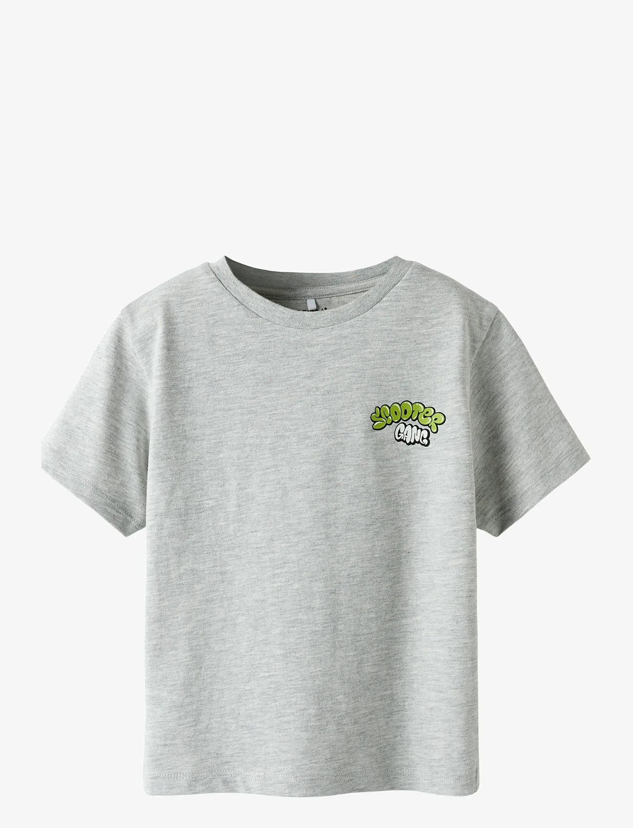 name it - NMMKIERAN SS NREG TOP BOX - efterårstøj - grey melange - 0