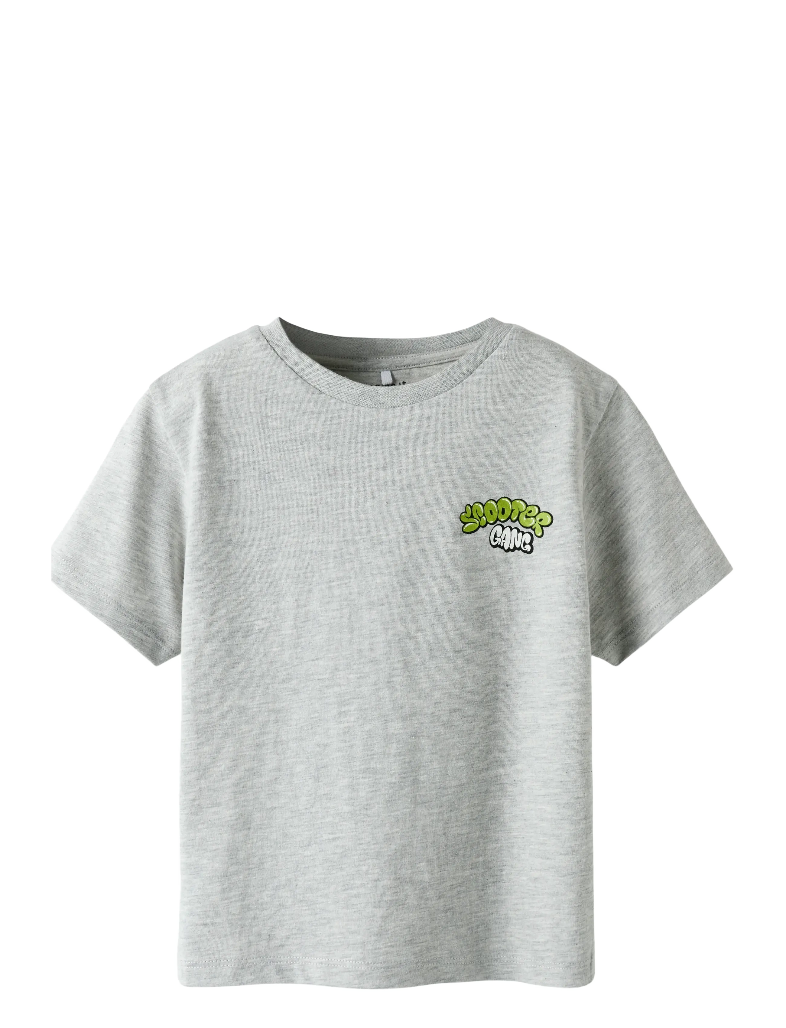 name it NMMKIERAN SS NREG TOP BOX - Overdele - GREY MELANGE / grey