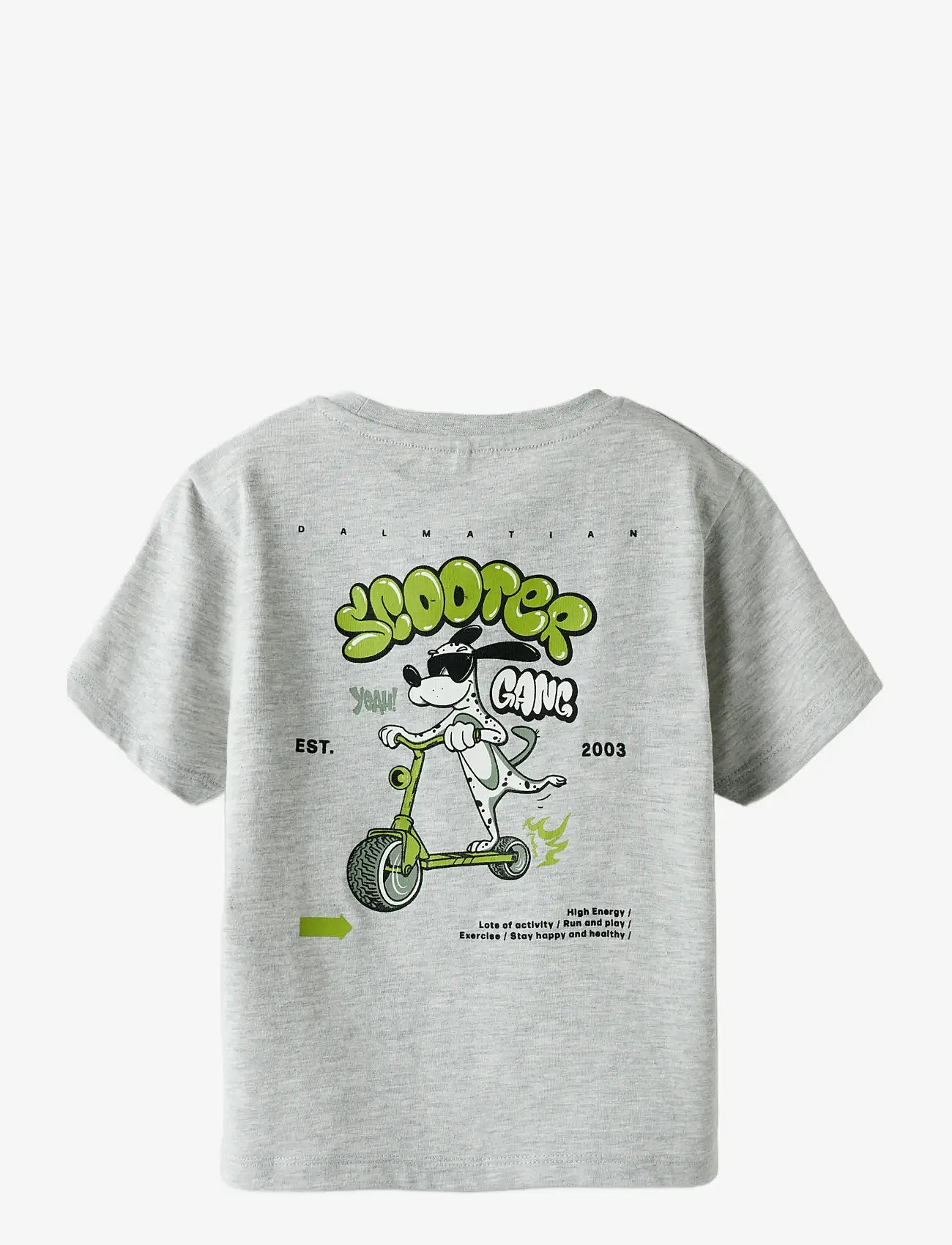 name it - NMMKIERAN SS NREG TOP BOX - efterårstøj - grey melange - 1