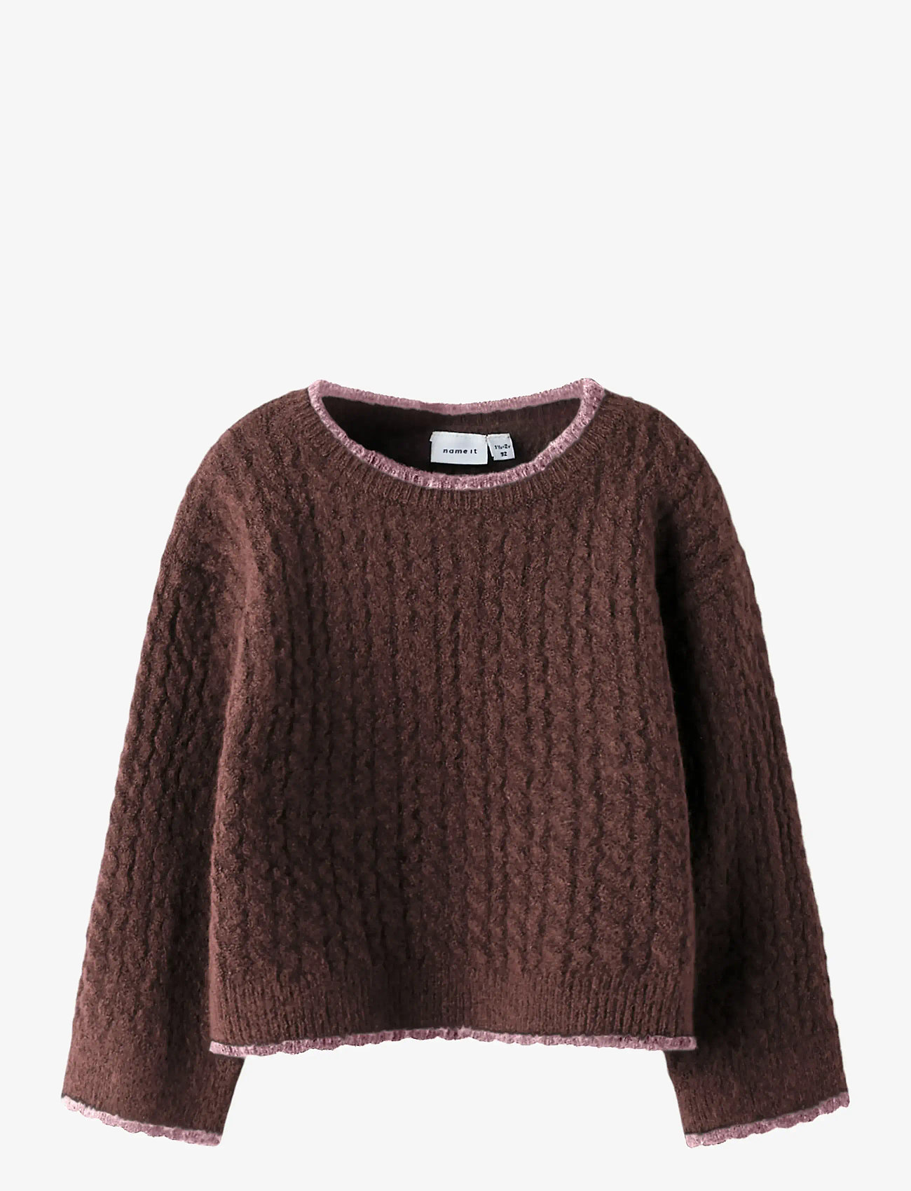 name it - NMFKIRSTEN LS KNIT - swetry - andorra - 1