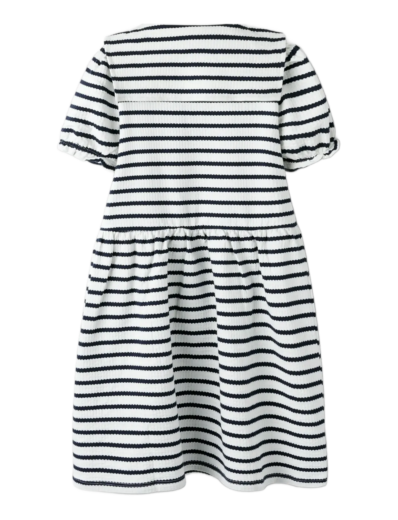 name it - NMFKATTIE SS DRESS - short-sleeved casual dresses - cloud dancer - 1
