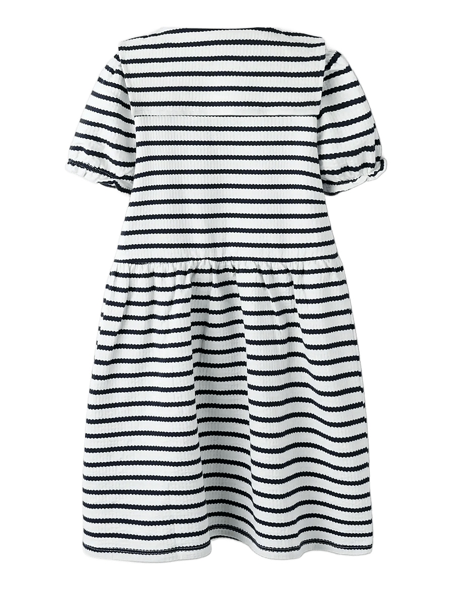 name it - NMFKATTIE SS DRESS - casual jurken met korte mouwen - cloud dancer - 1