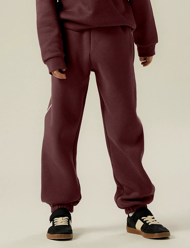 name it - NKFKARITA NREG SWE PANT BRU - mjukisbyxor - andorra - 3