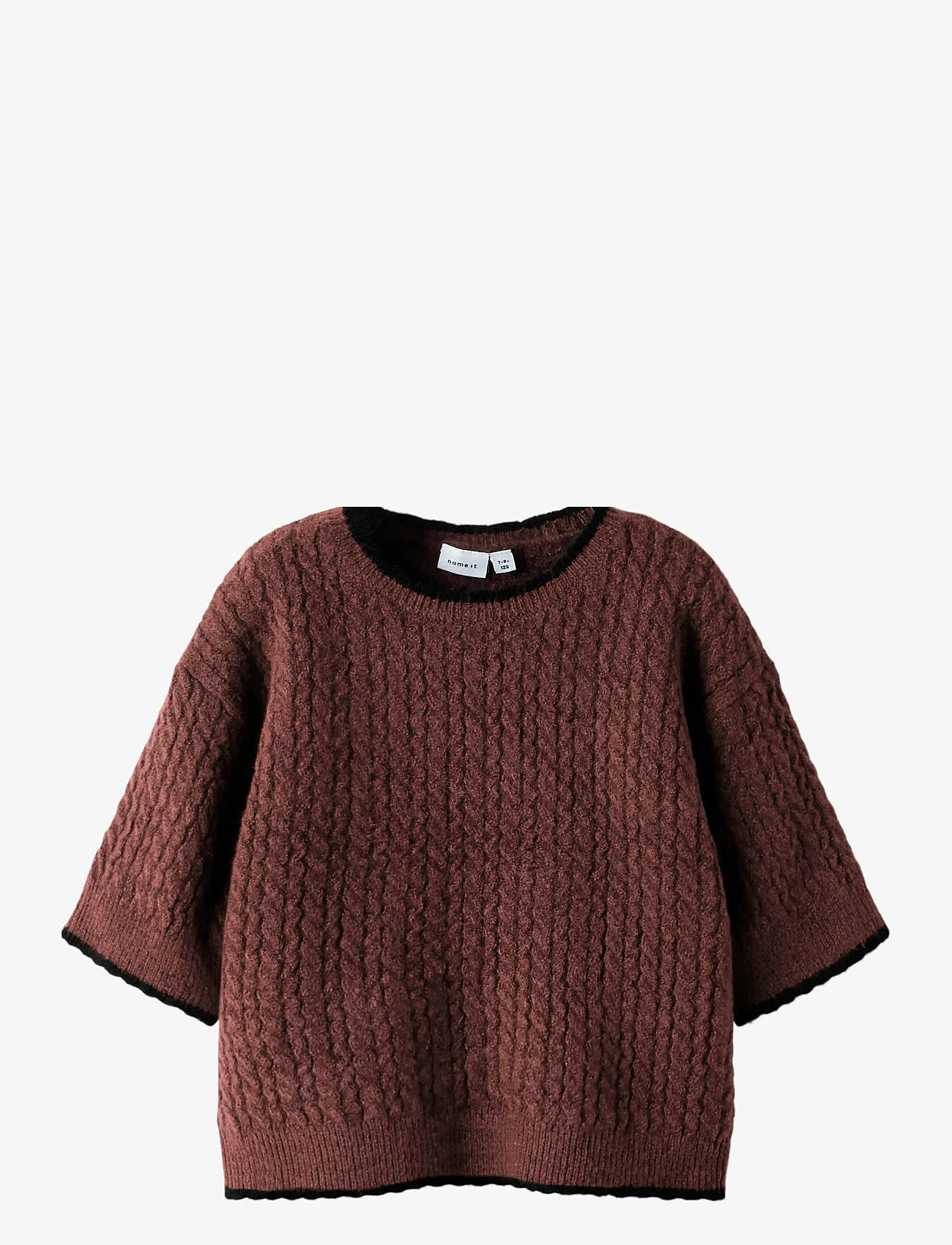 name it - NKFKIRAS SS KNIT - trøjer - andorra - 1