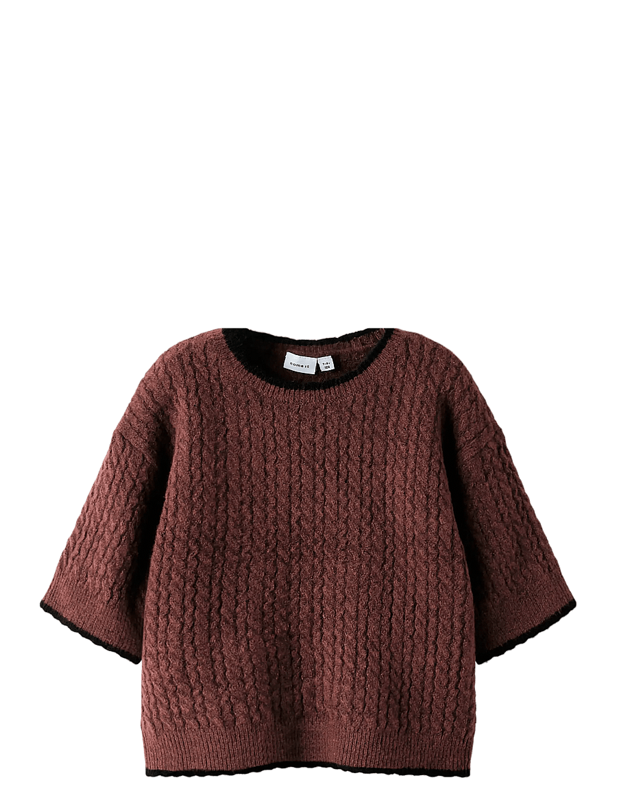 name it - NKFKIRAS SS KNIT - stickade tröjor - andorra - 1