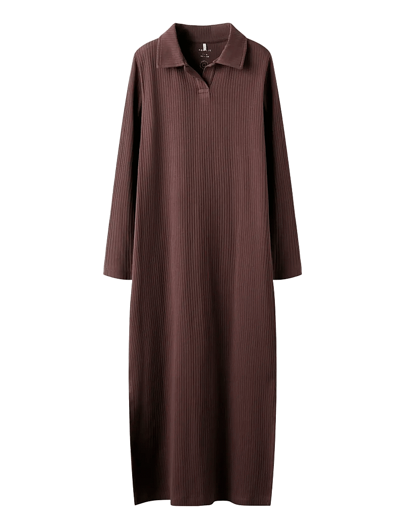 name it - NKFKISSIA LS SLIM MAXI DRESS - langærmede hverdagskjoler - andorra - 1
