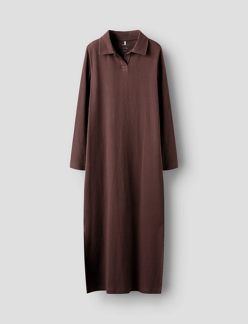 name it - NKFKISSIA LS SLIM MAXI DRESS - langærmede hverdagskjoler - andorra - 3