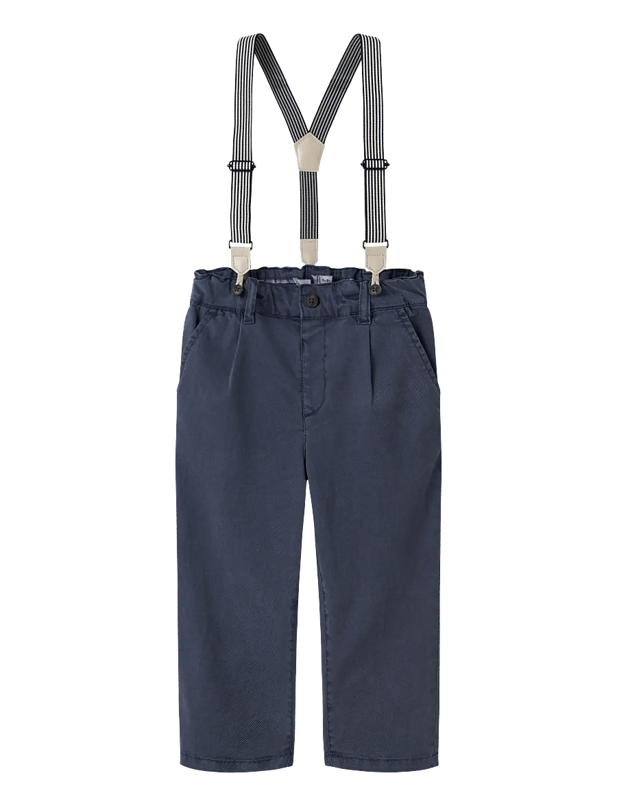 name it - NMMBEN TAP TWI PANT WB 2160-PO F - tapered jeans - navy blazer - 0