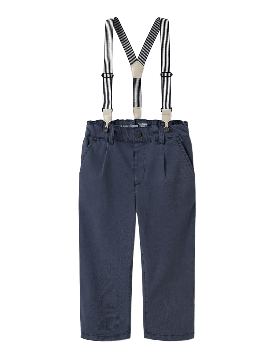 name it - NMMBEN TAP TWI PANT WB 2160-PO F - tapered jeans - navy blazer - 2