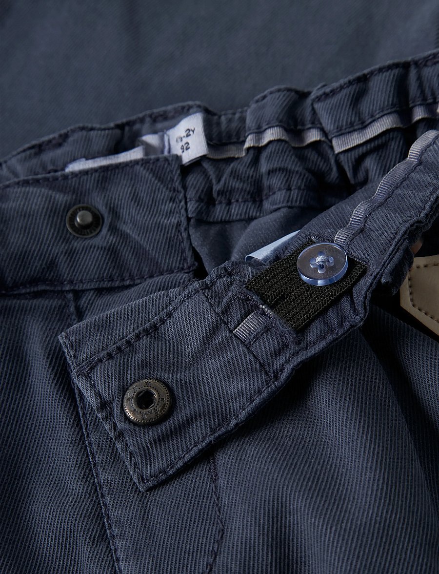 name it - NMMBEN TAP TWI PANT WB 2160-PO F - tapered jeans - navy blazer - 3