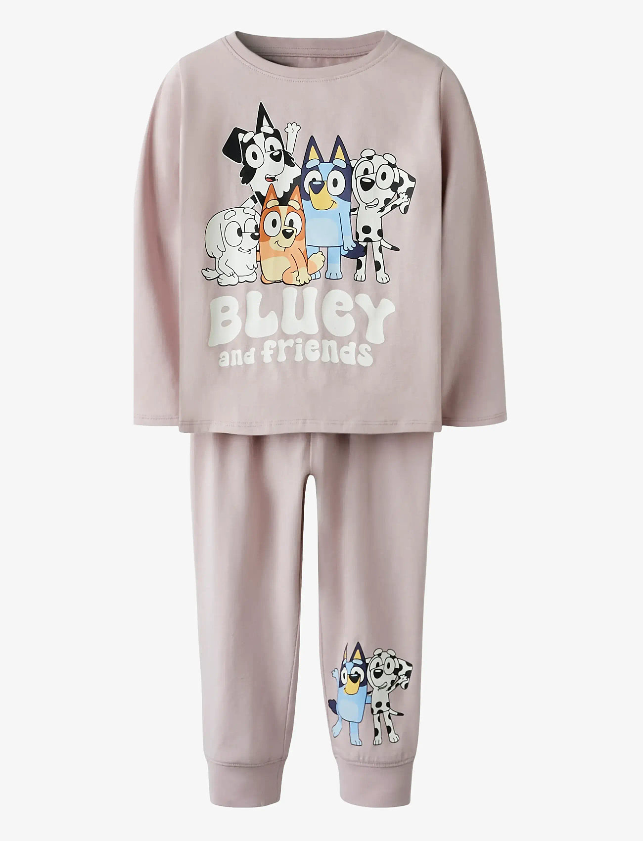 name it - NMNAMU BLUEY LS NIGHTSET SKY - pyjamasset - burnished lilac - 0