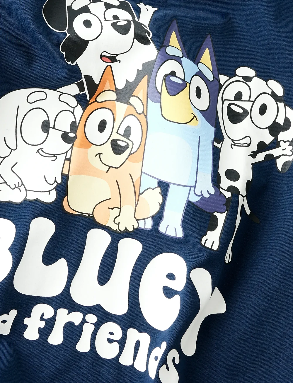 name it - NMNAMU BLUEY LS NIGHTSET SKY - pyjama-sets - navy blazer - 3