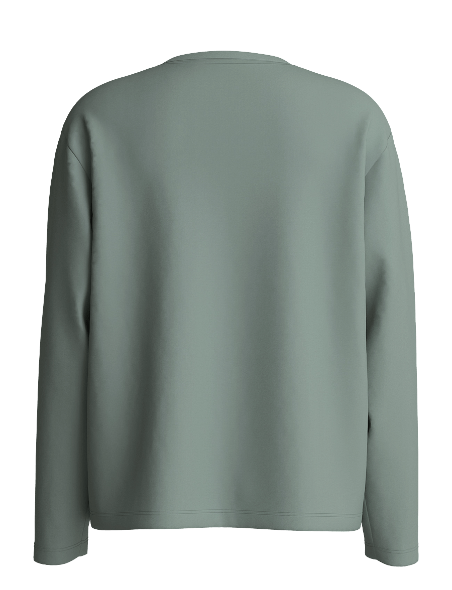 name it - NKFVELDA LS NREG TOP - langärmelig - green milieu - 1