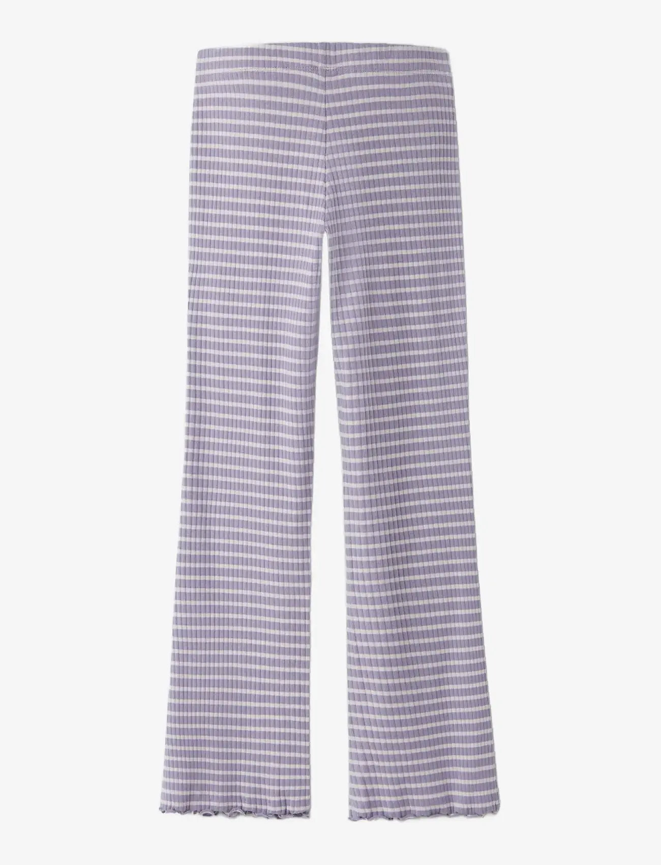 name it - NKFVEMMA FLARE PANT - utsvängda byxor - lavender gray - 2