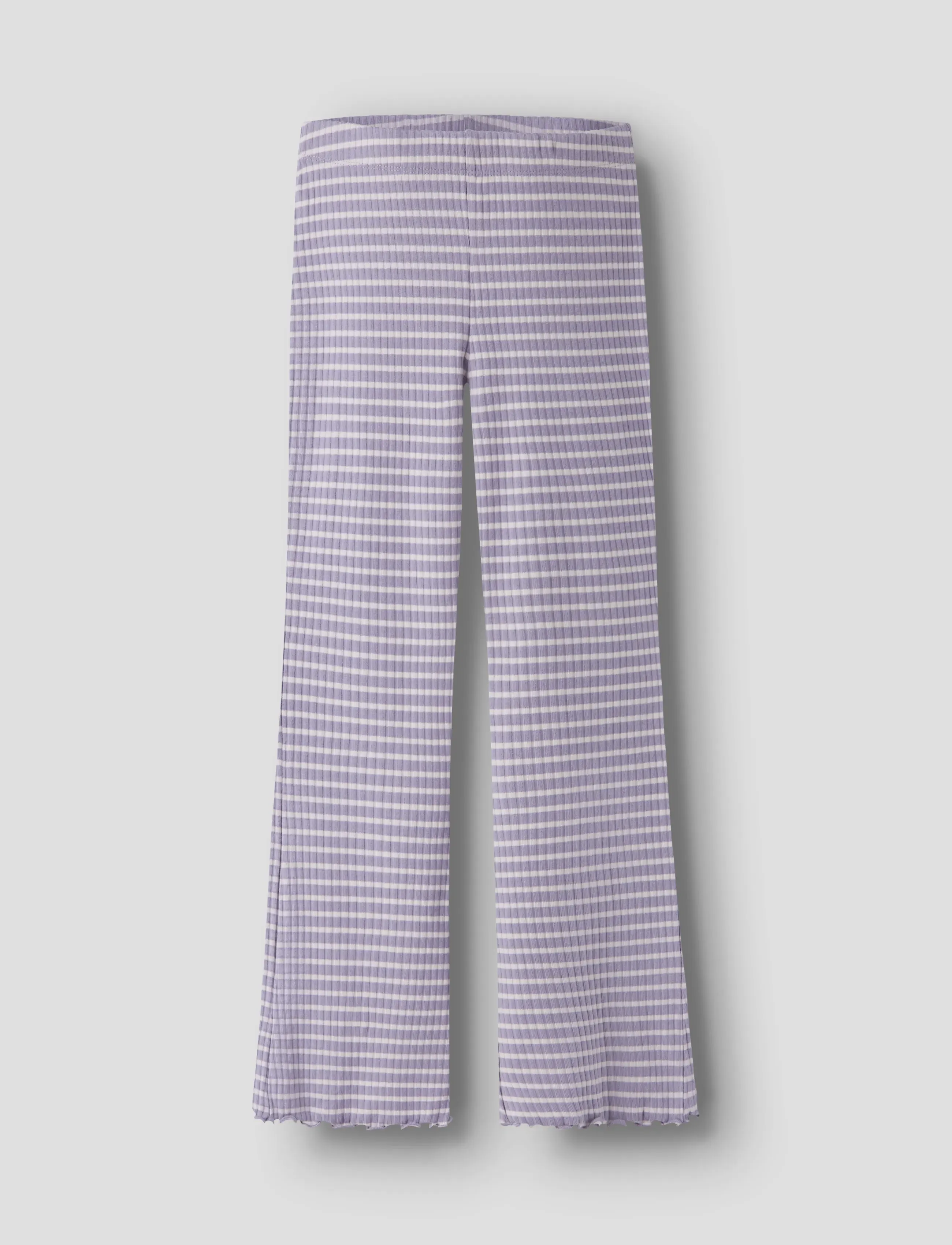 name it NKFVEMMA FLARE PANT - Transitional Layering - LAVENDER GRAY / purple