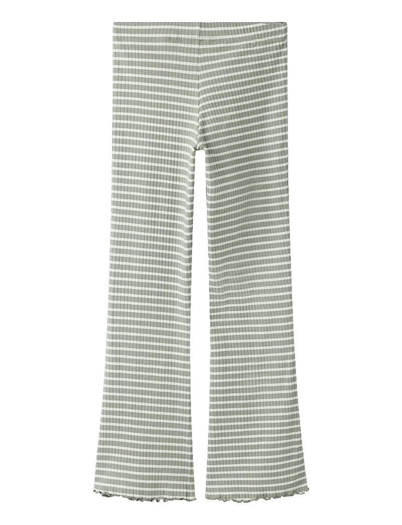 name it - NKFVEMMA FLARE PANT - alt laiad püksid - shadow - 1